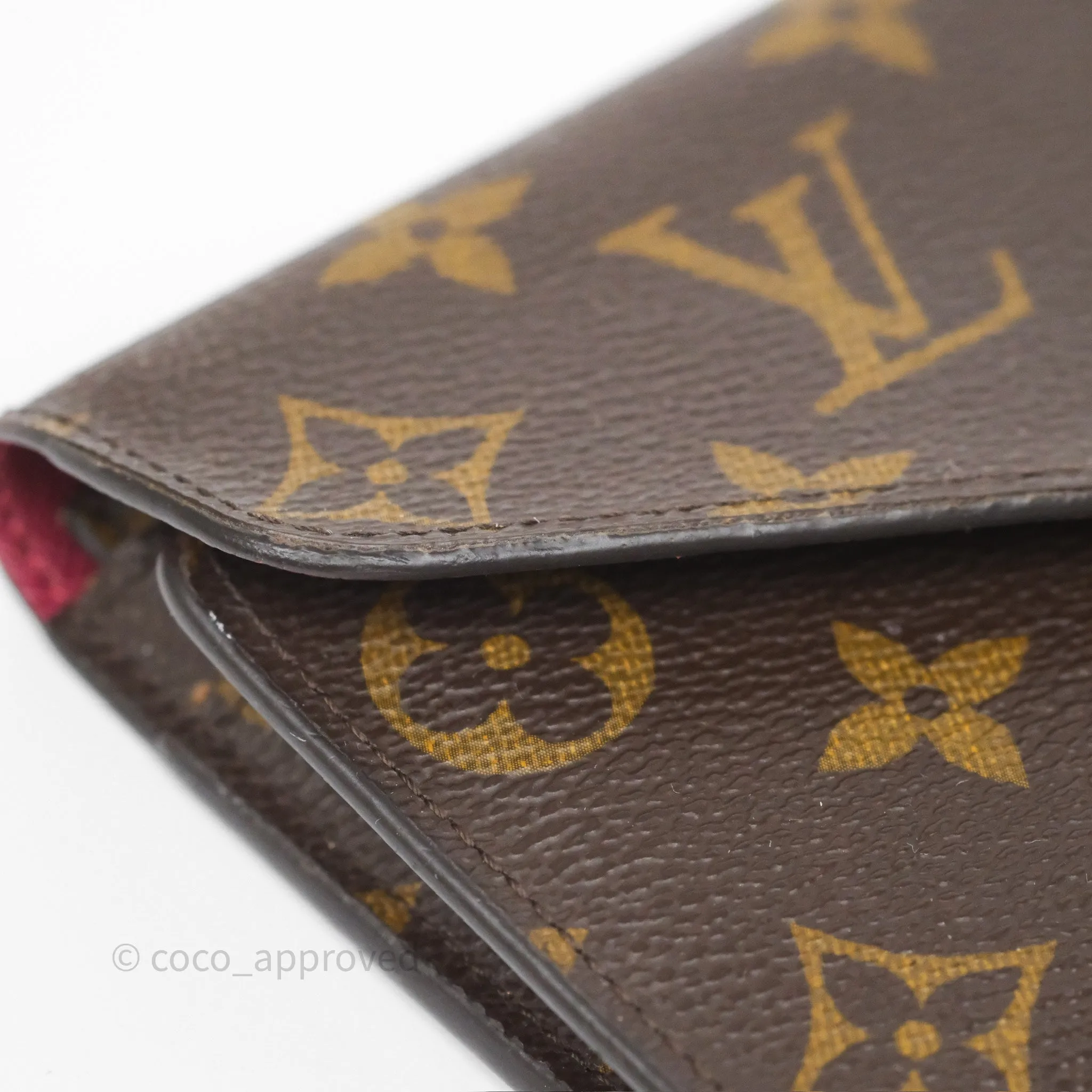 Louis Vuitton Josephine Wallet Monogram Canvas Fuchsia