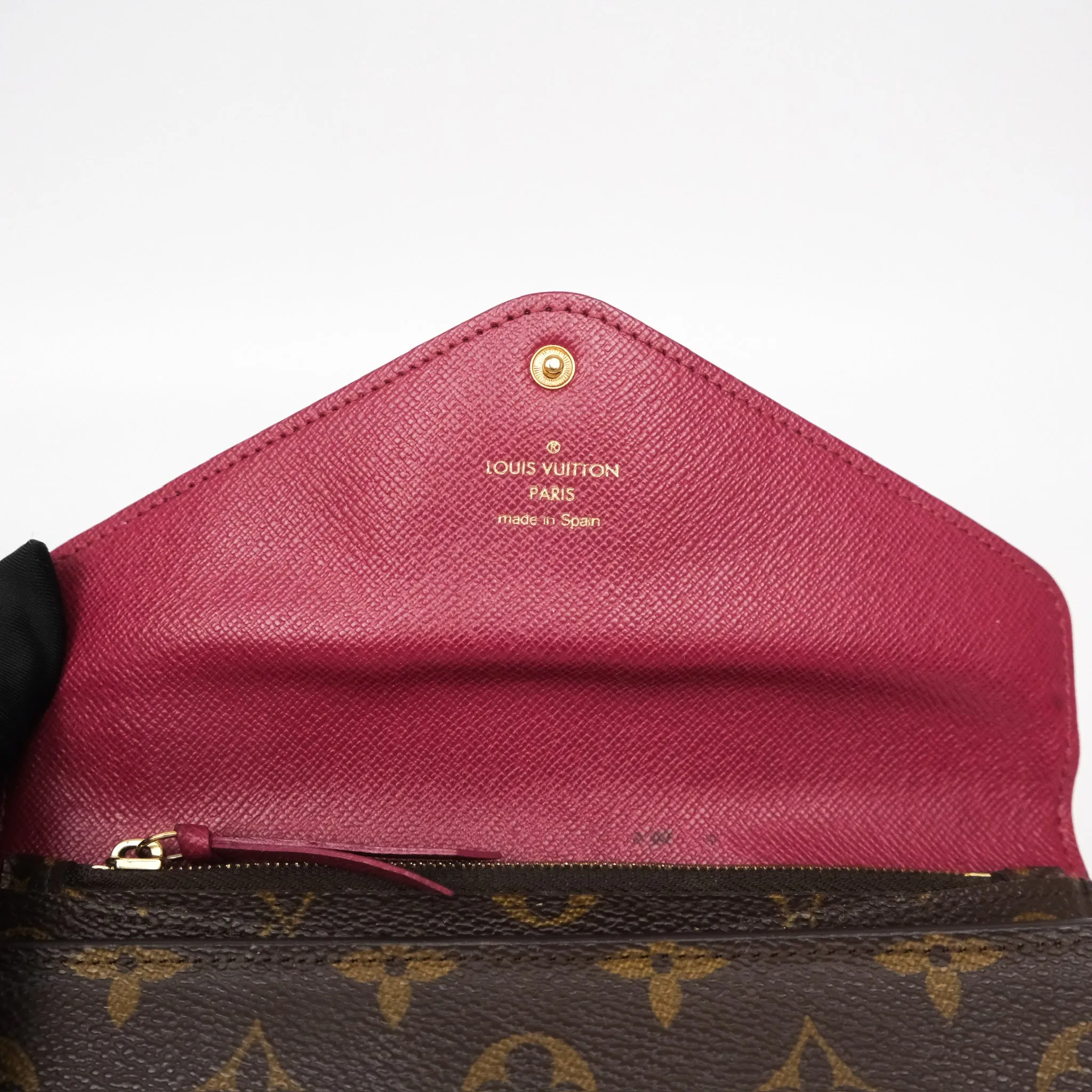 Louis Vuitton Josephine Wallet Monogram Canvas Fuchsia