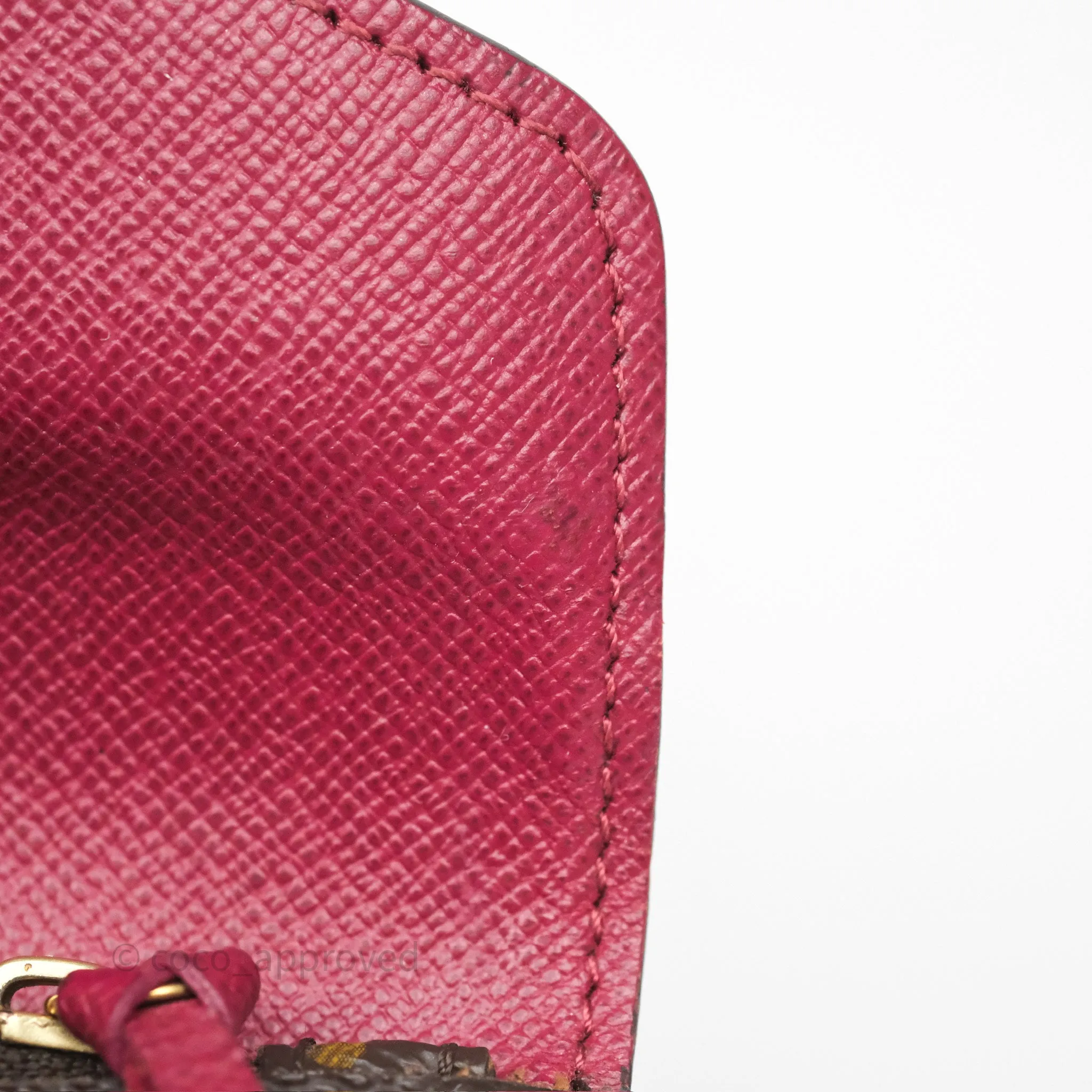 Louis Vuitton Josephine Wallet Monogram Canvas Fuchsia