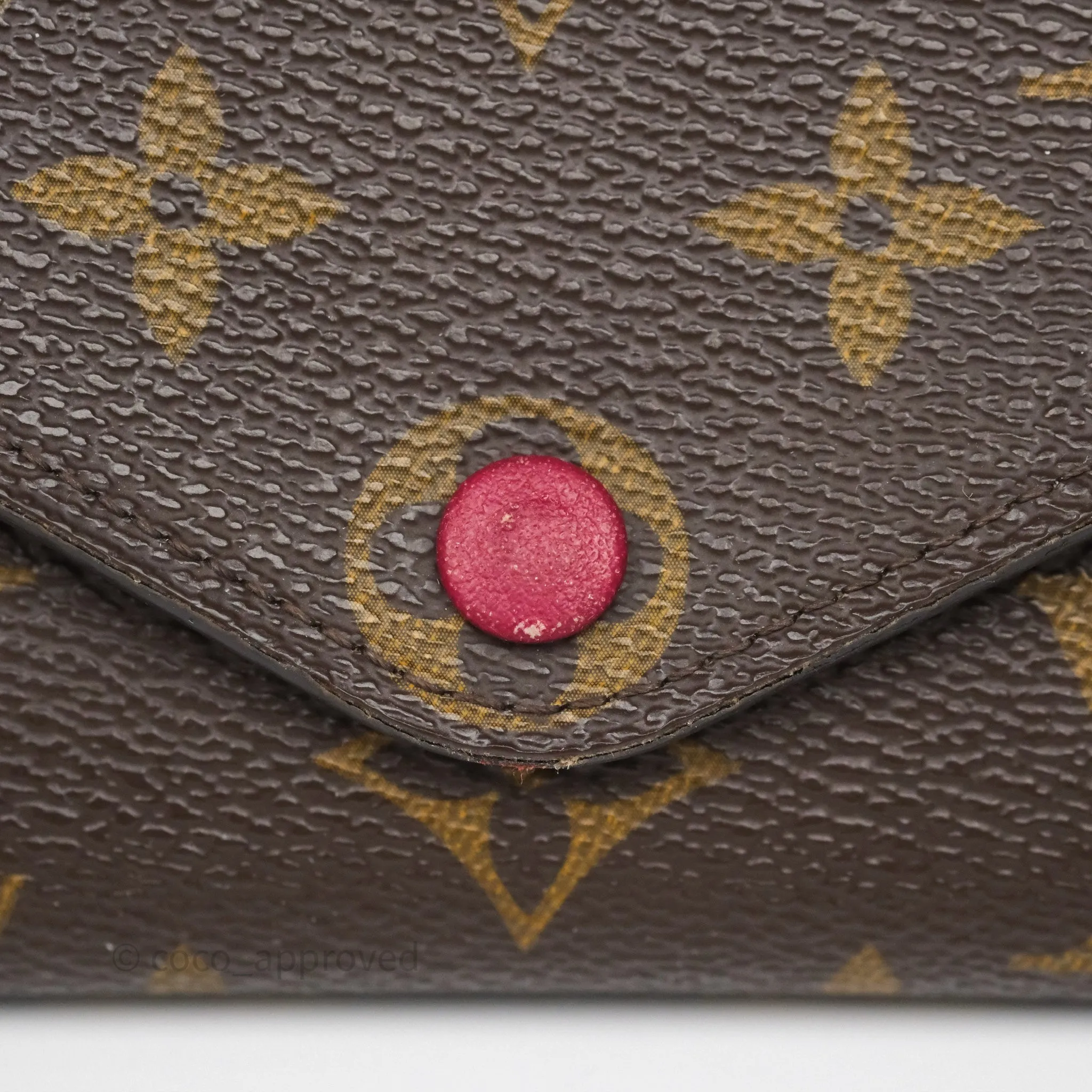 Louis Vuitton Josephine Wallet Monogram Canvas Fuchsia