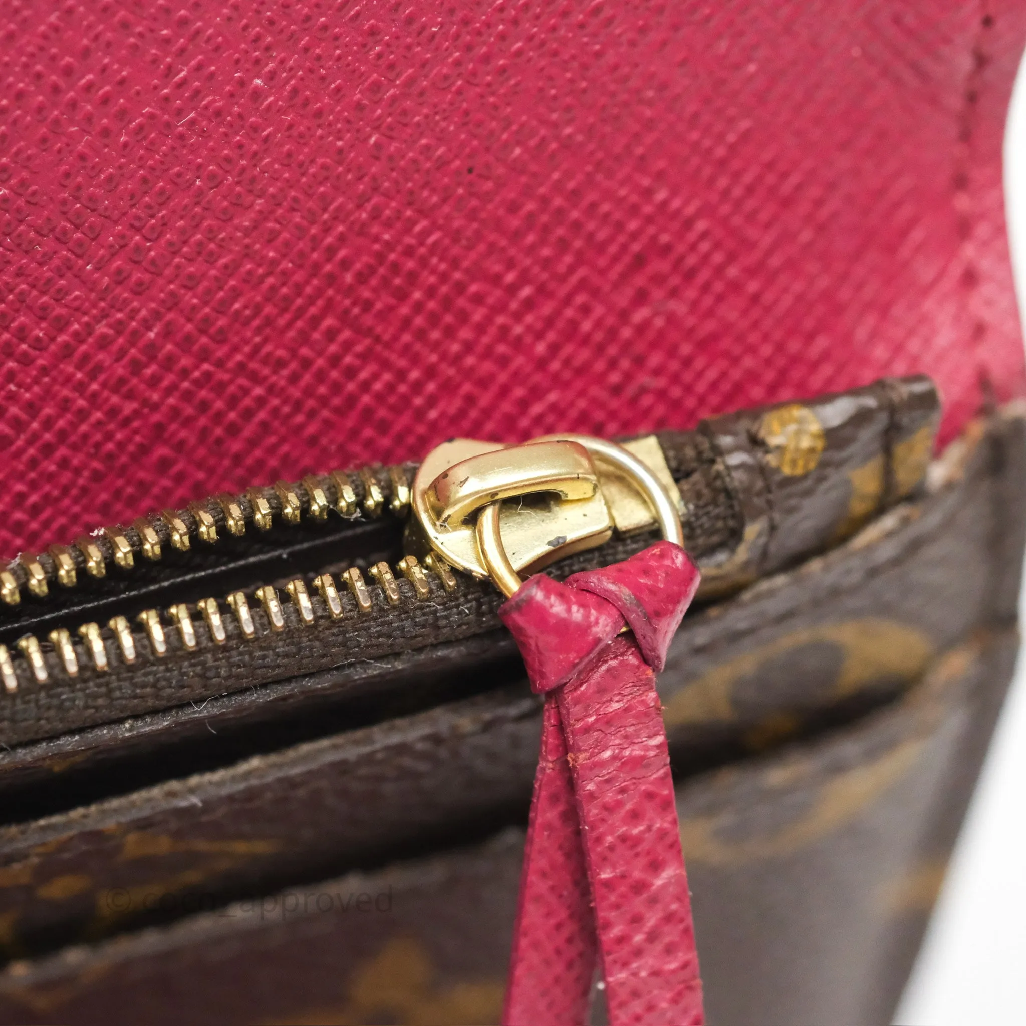 Louis Vuitton Josephine Wallet Monogram Canvas Fuchsia