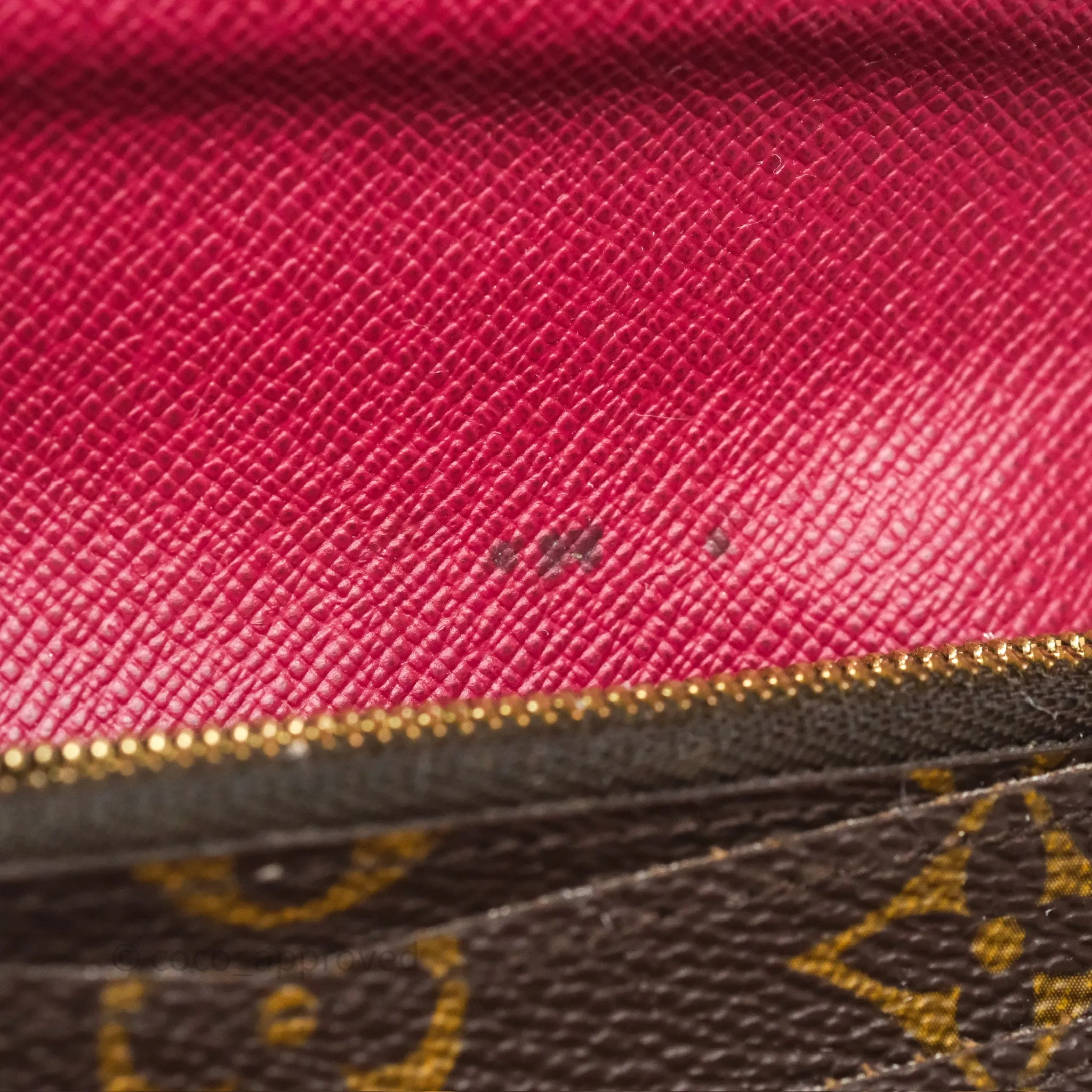 Louis Vuitton Josephine Wallet Monogram Canvas Fuchsia