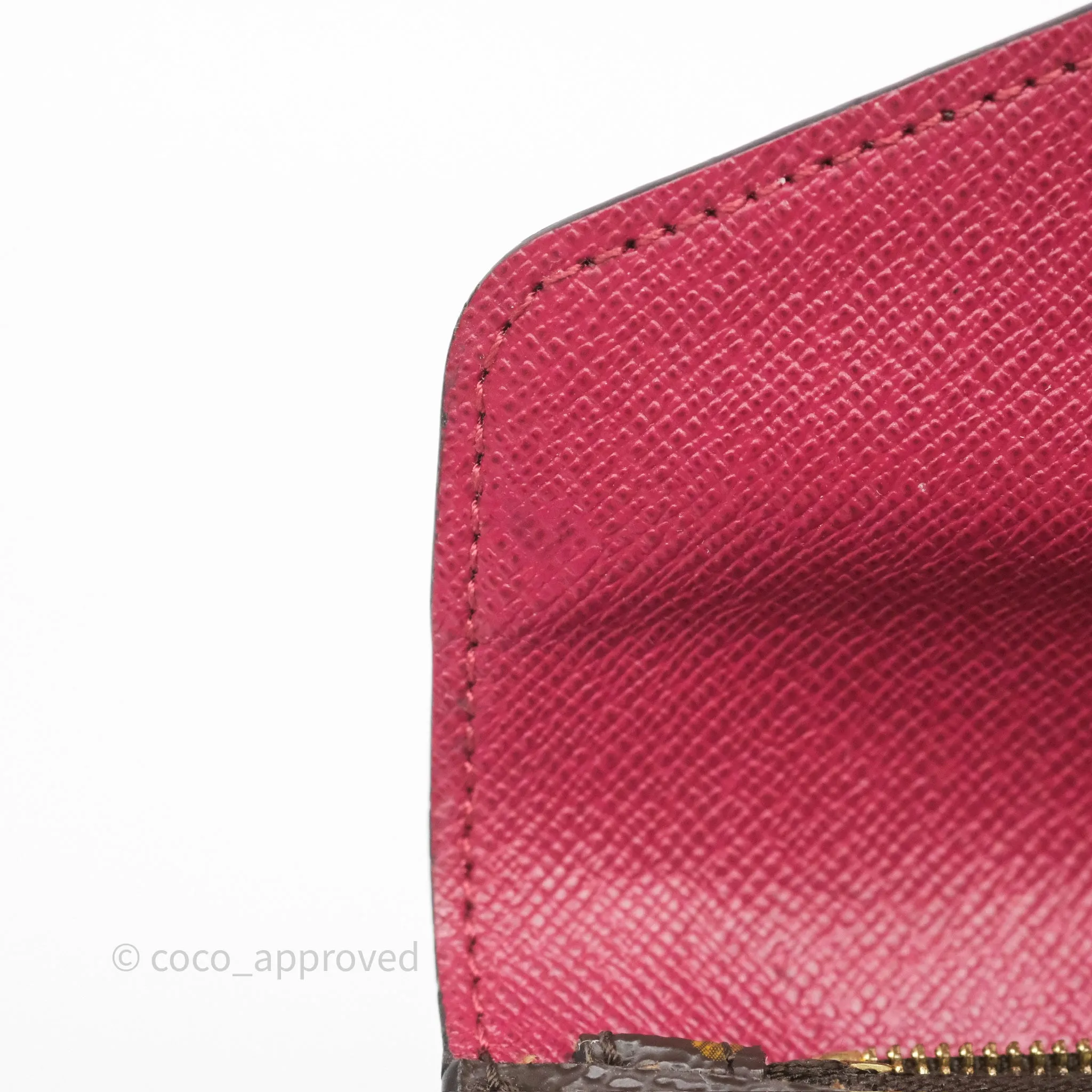 Louis Vuitton Josephine Wallet Monogram Canvas Fuchsia