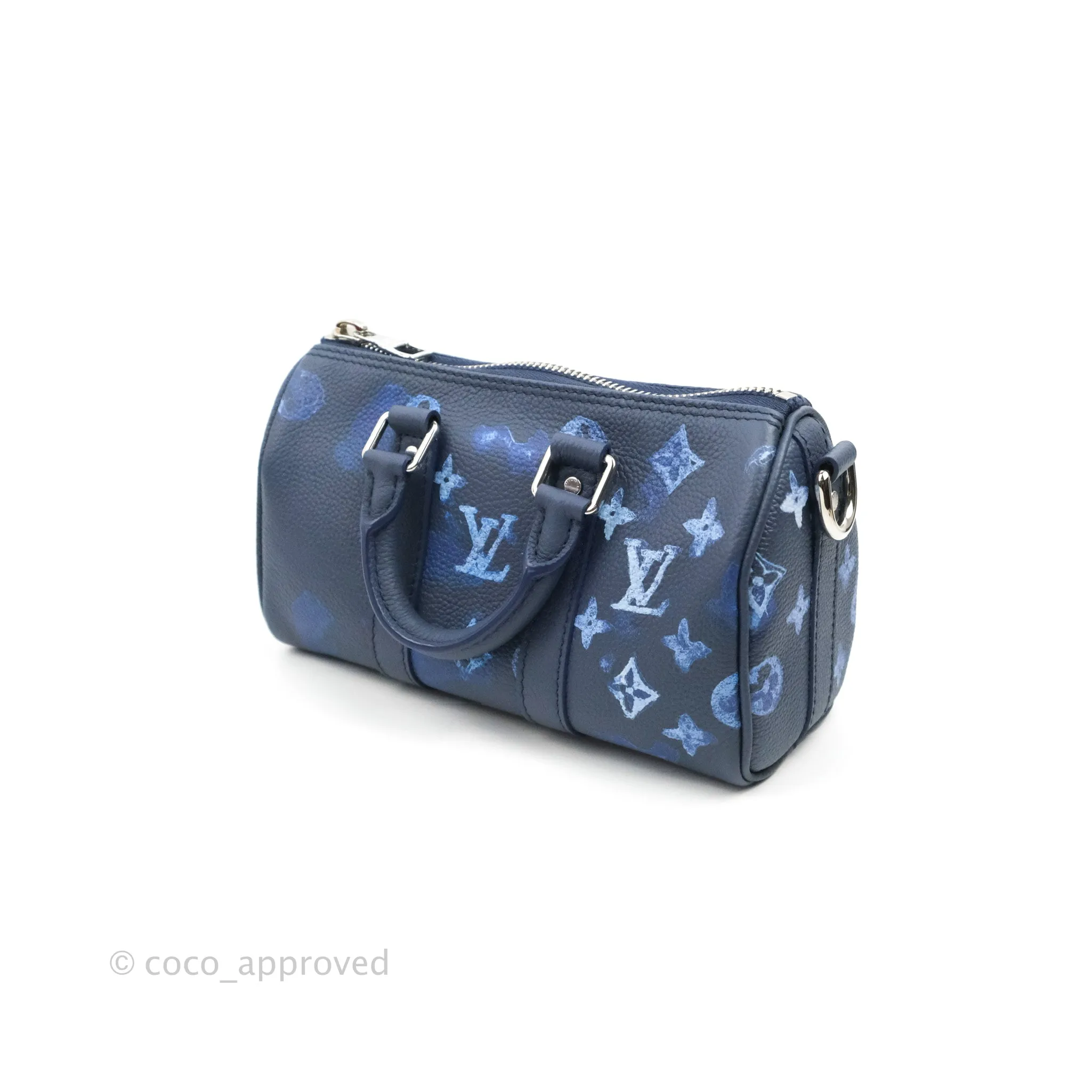 Louis Vuitton Keepall XS Monogram Watercolor Ink Blue