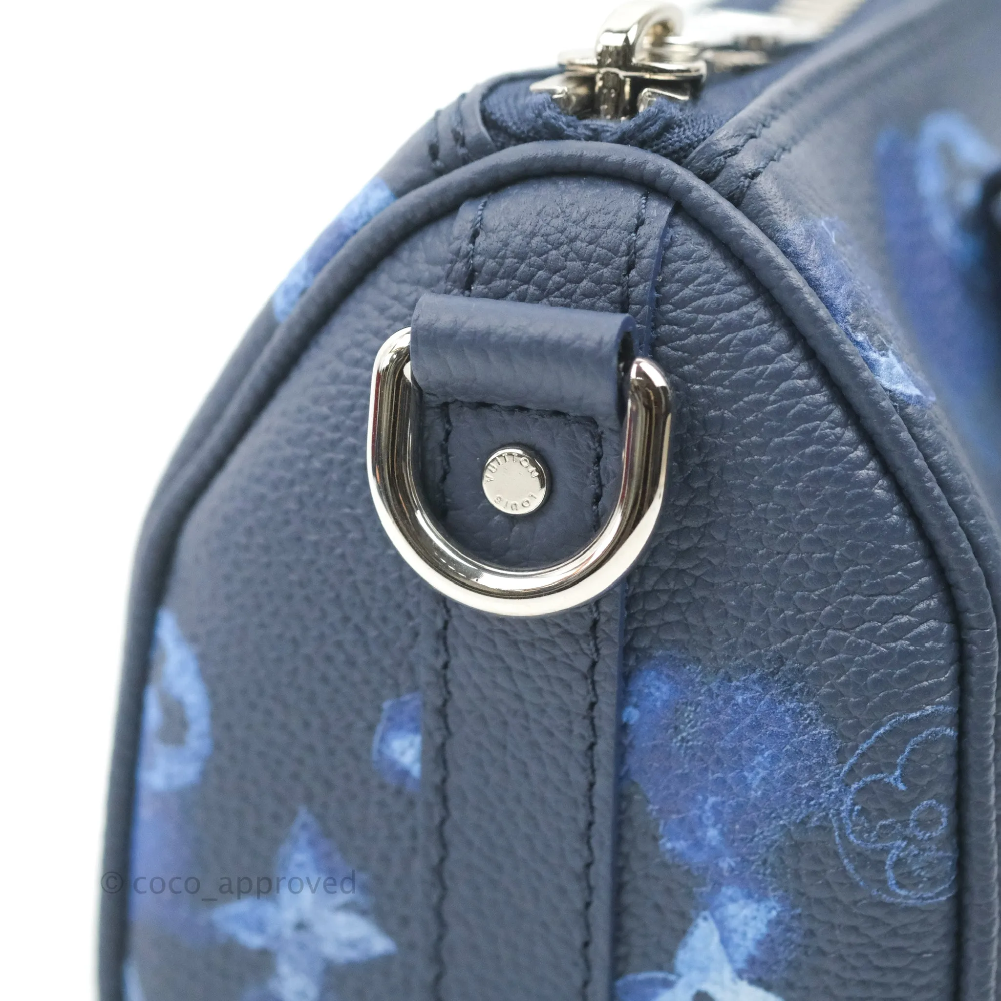 Louis Vuitton Keepall XS Monogram Watercolor Ink Blue