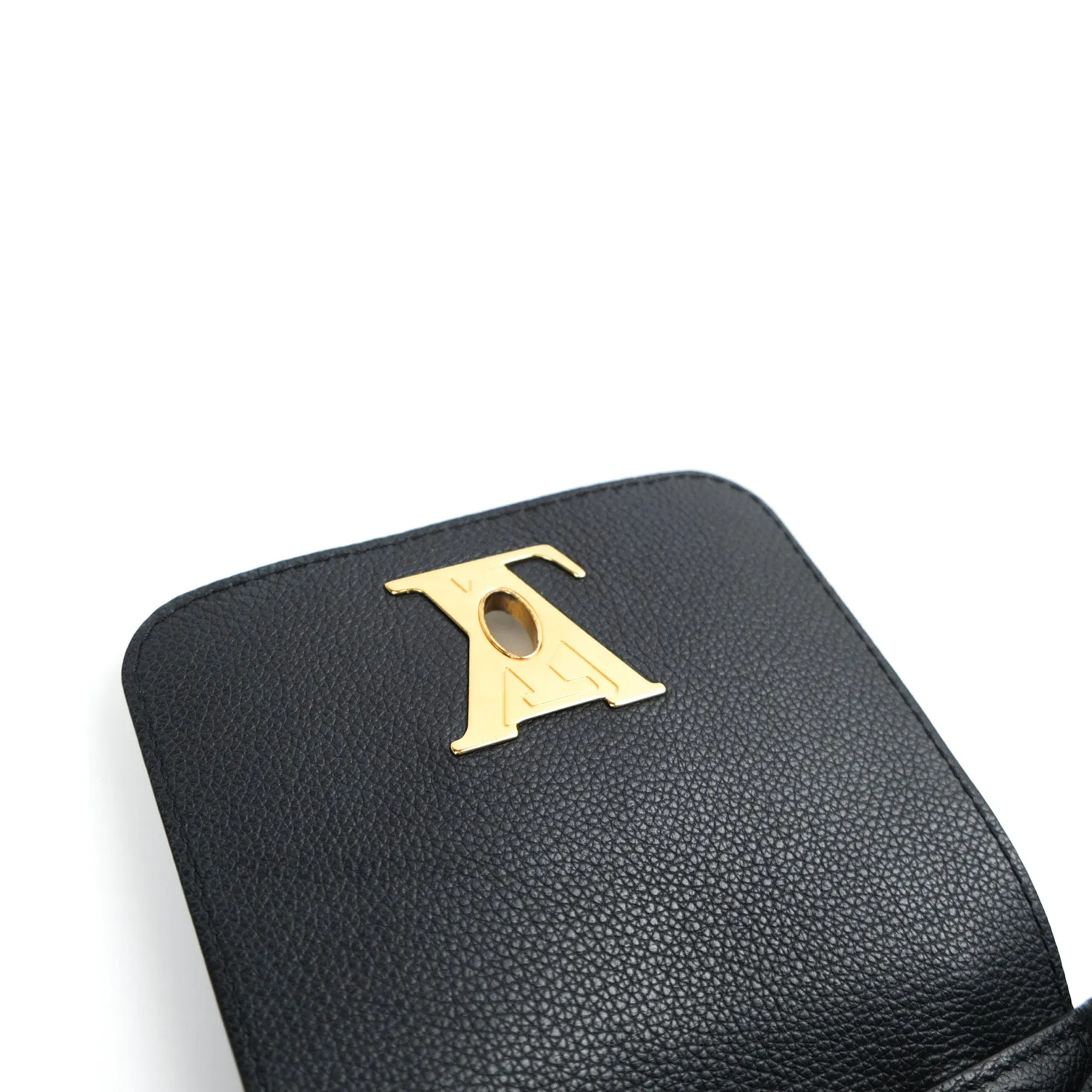 Louis Vuitton Lockme Mini Backpack Black Gold Hardware