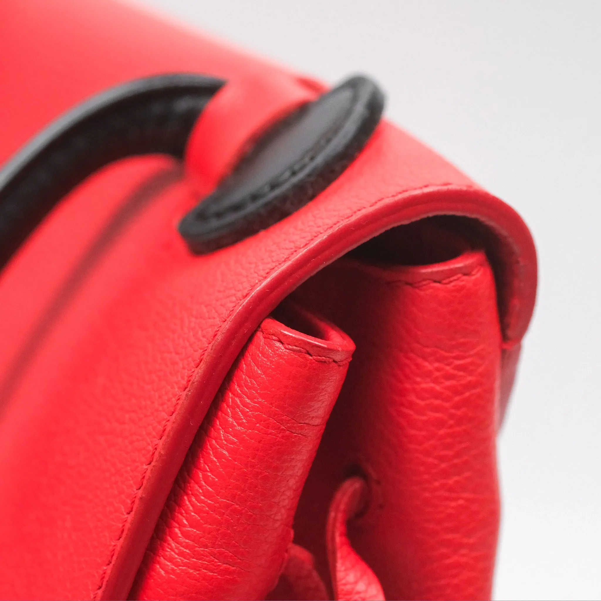 Louis Vuitton Lockme PM Red Grained Calfskin