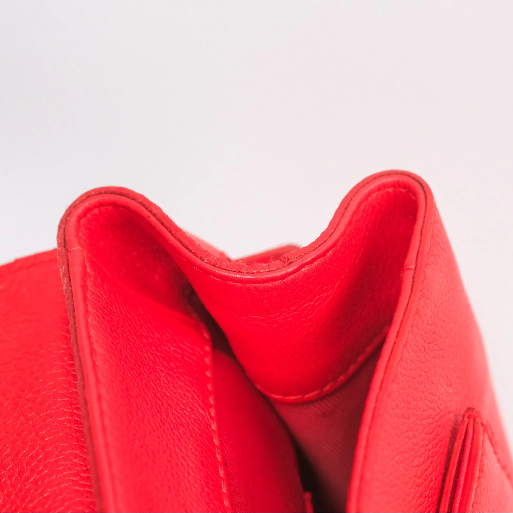 Louis Vuitton Lockme PM Red Grained Calfskin