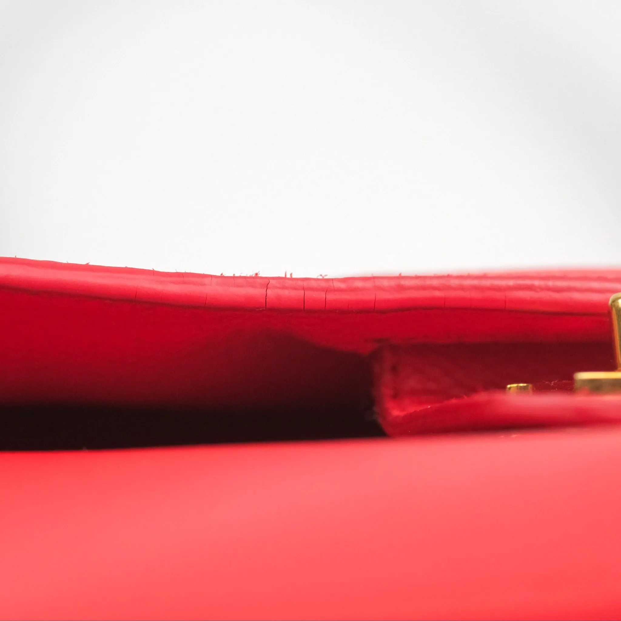 Louis Vuitton Lockme PM Red Grained Calfskin