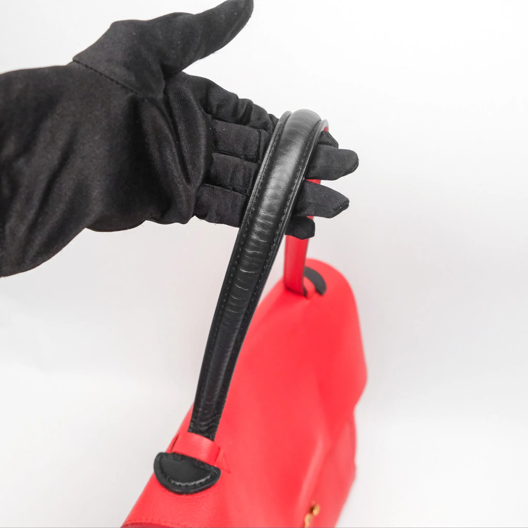 Louis Vuitton Lockme PM Red Grained Calfskin