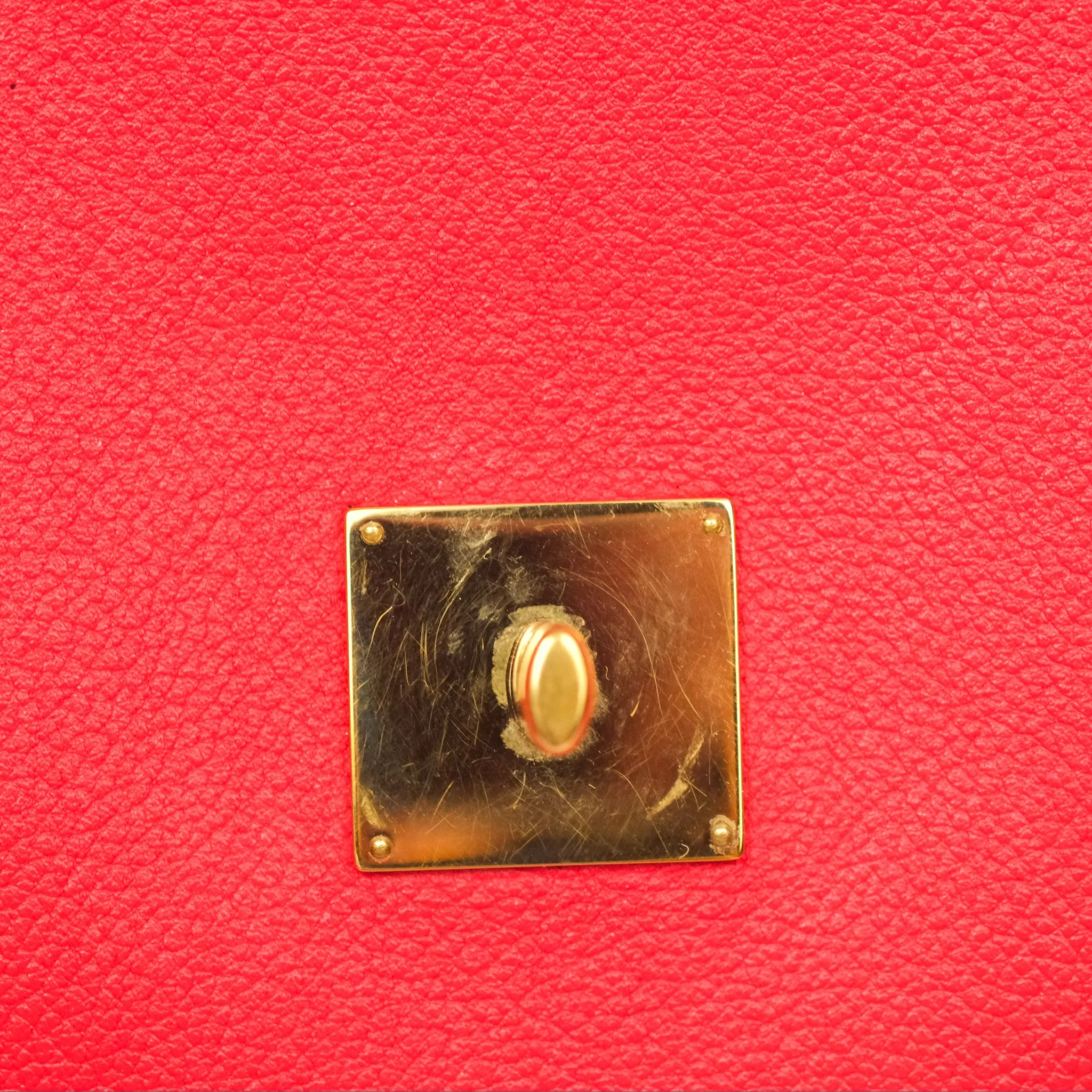 Louis Vuitton Lockme PM Red Grained Calfskin