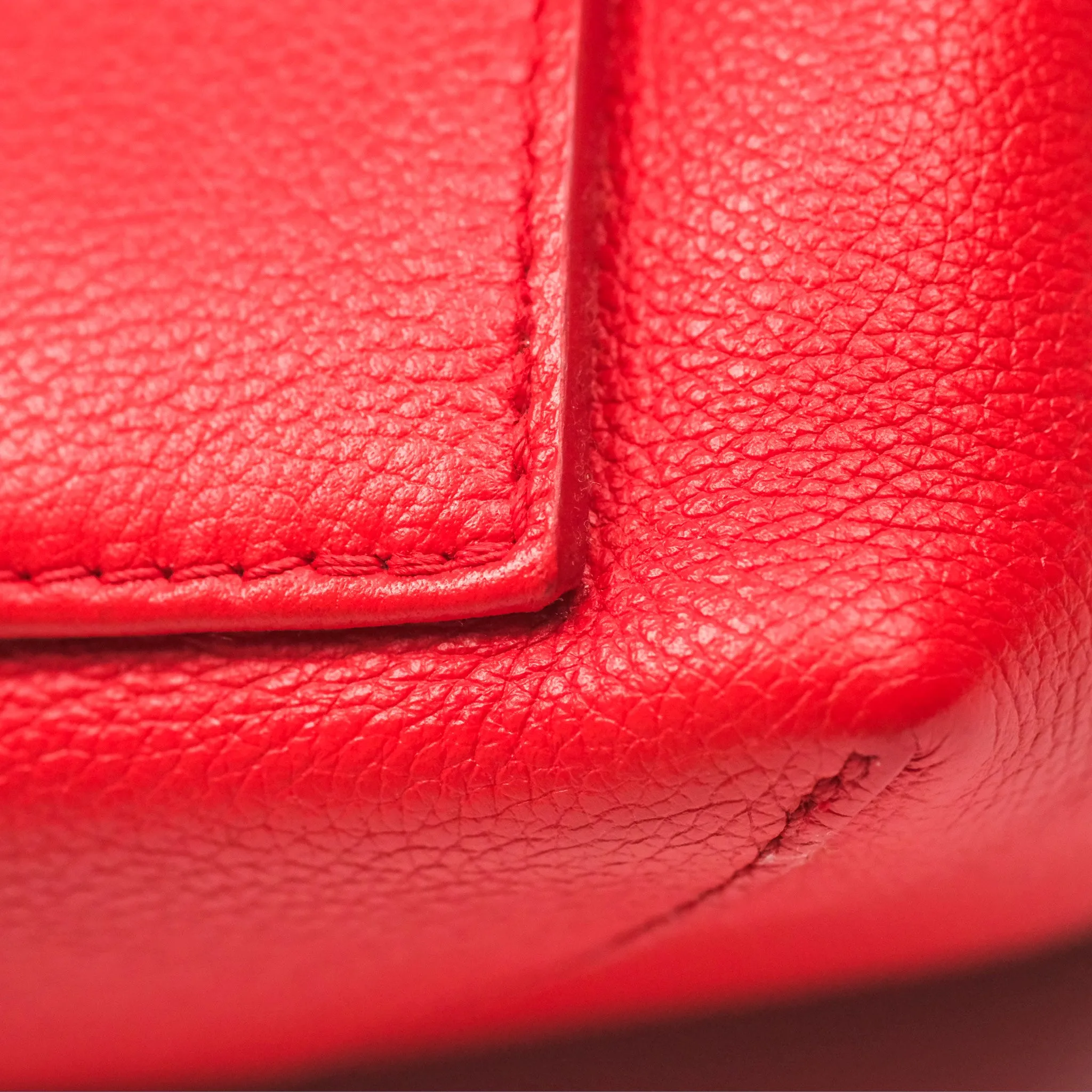 Louis Vuitton Lockme PM Red Grained Calfskin