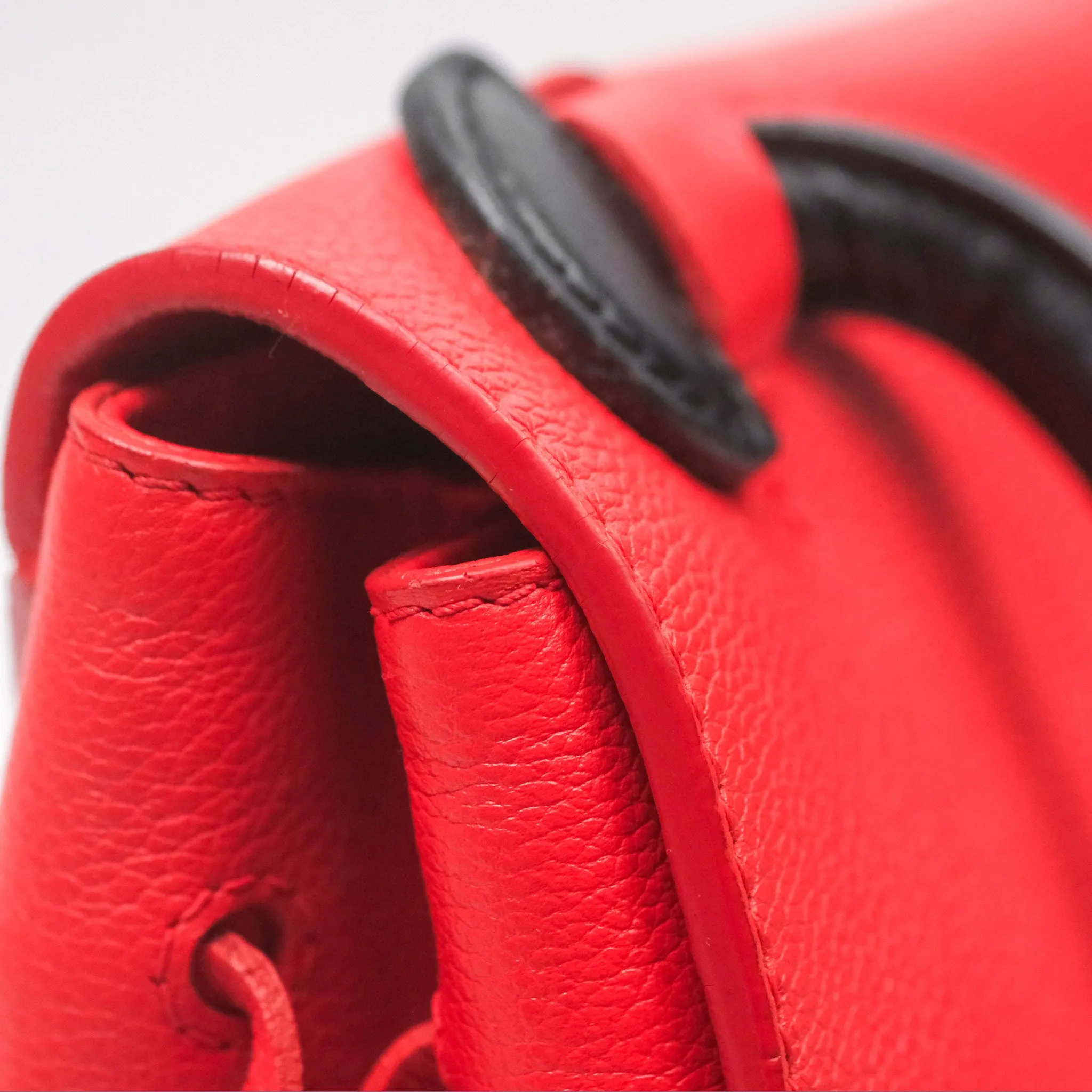 Louis Vuitton Lockme PM Red Grained Calfskin