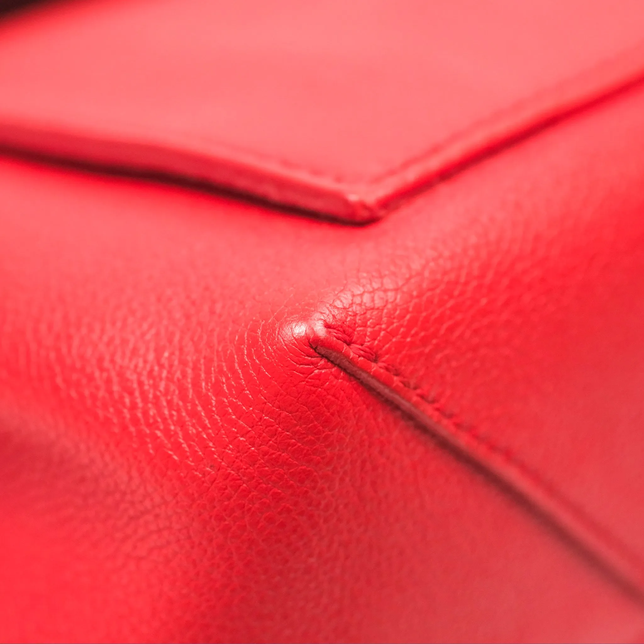 Louis Vuitton Lockme PM Red Grained Calfskin