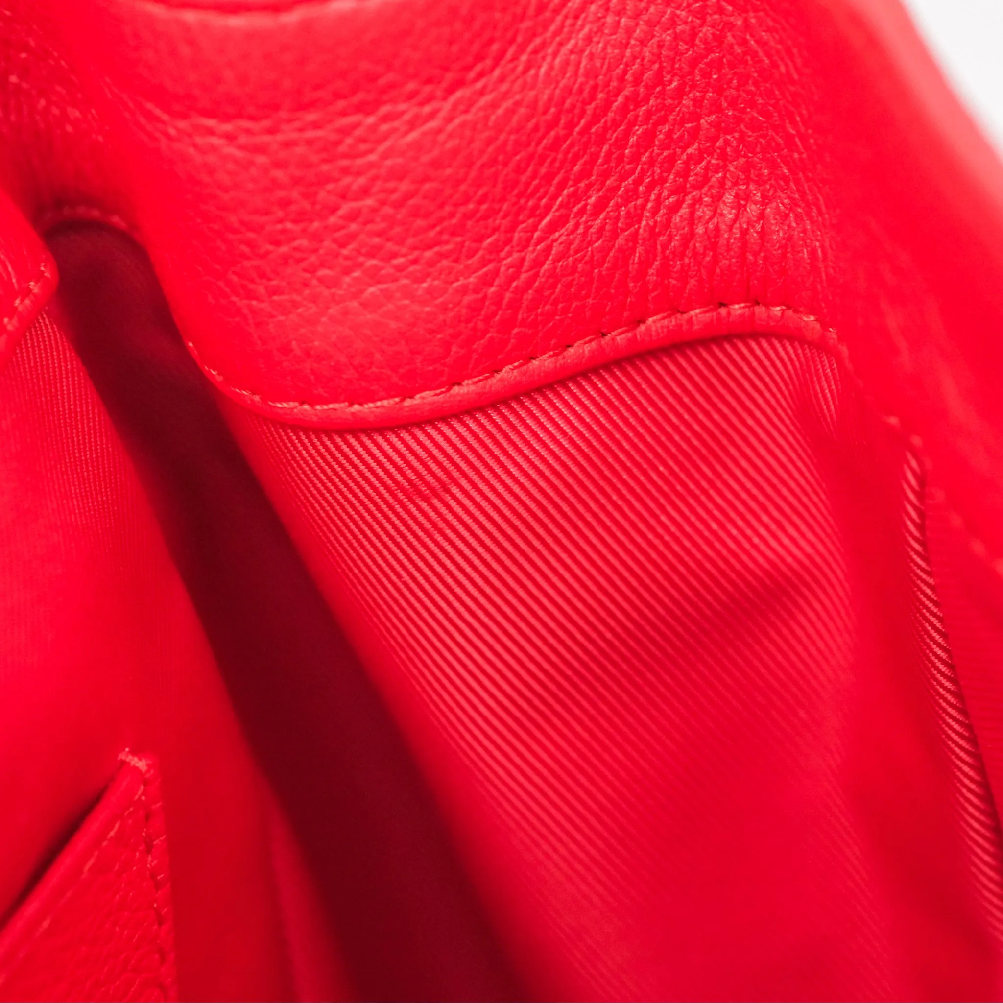 Louis Vuitton Lockme PM Red Grained Calfskin
