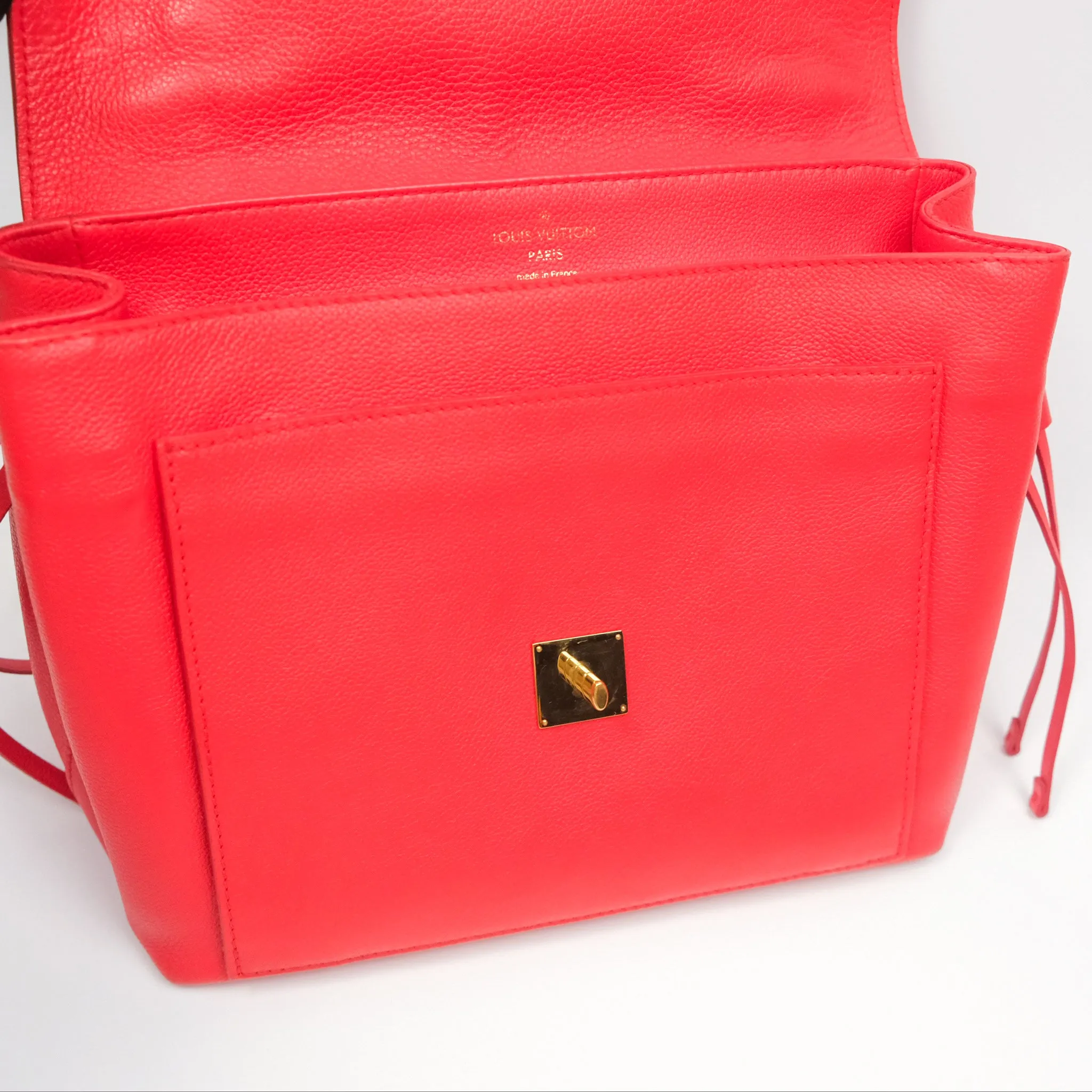 Louis Vuitton Lockme PM Red Grained Calfskin