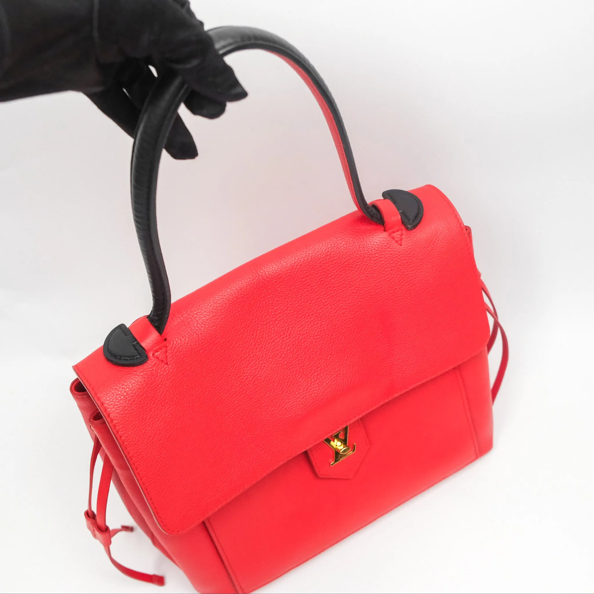 Louis Vuitton Lockme PM Red Grained Calfskin