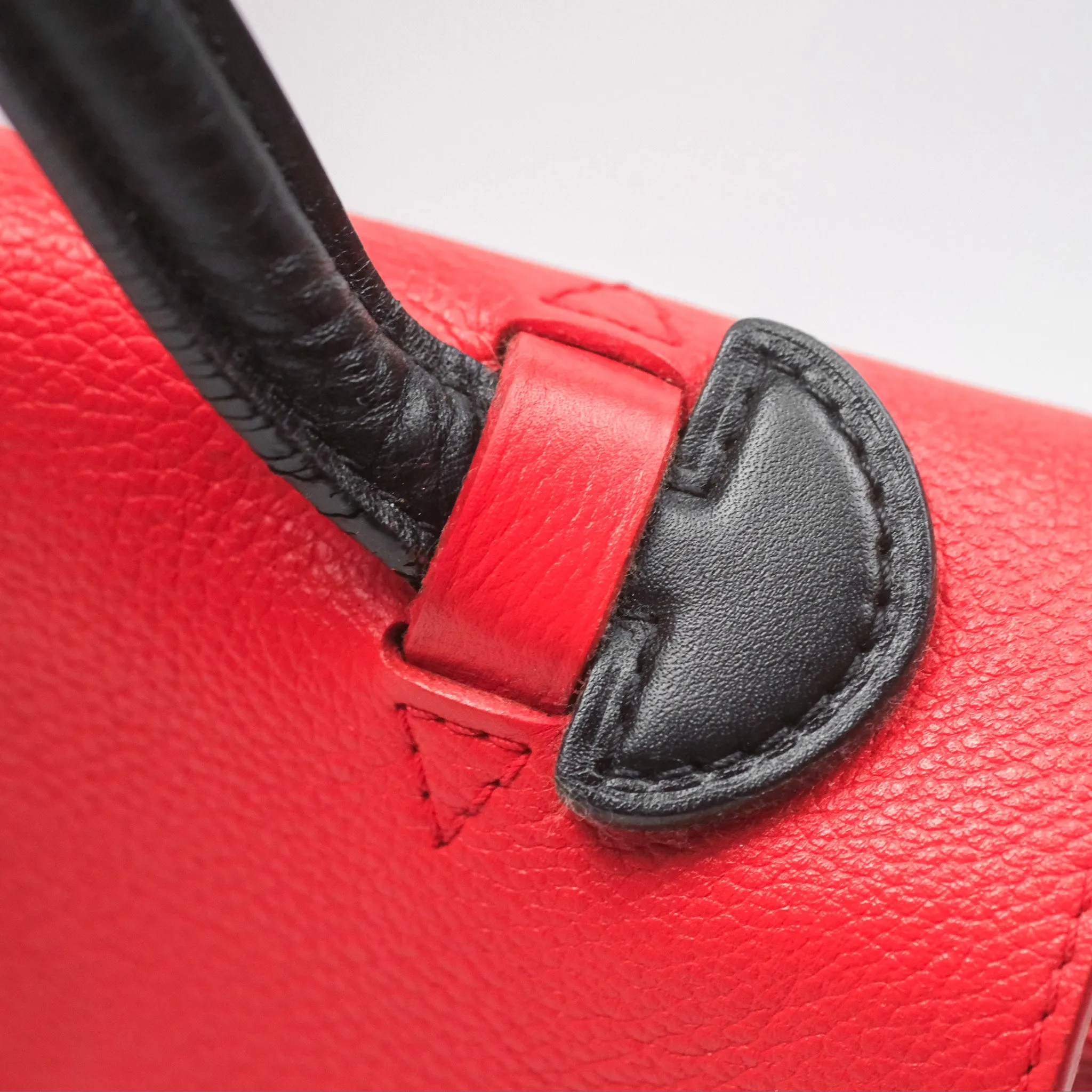 Louis Vuitton Lockme PM Red Grained Calfskin