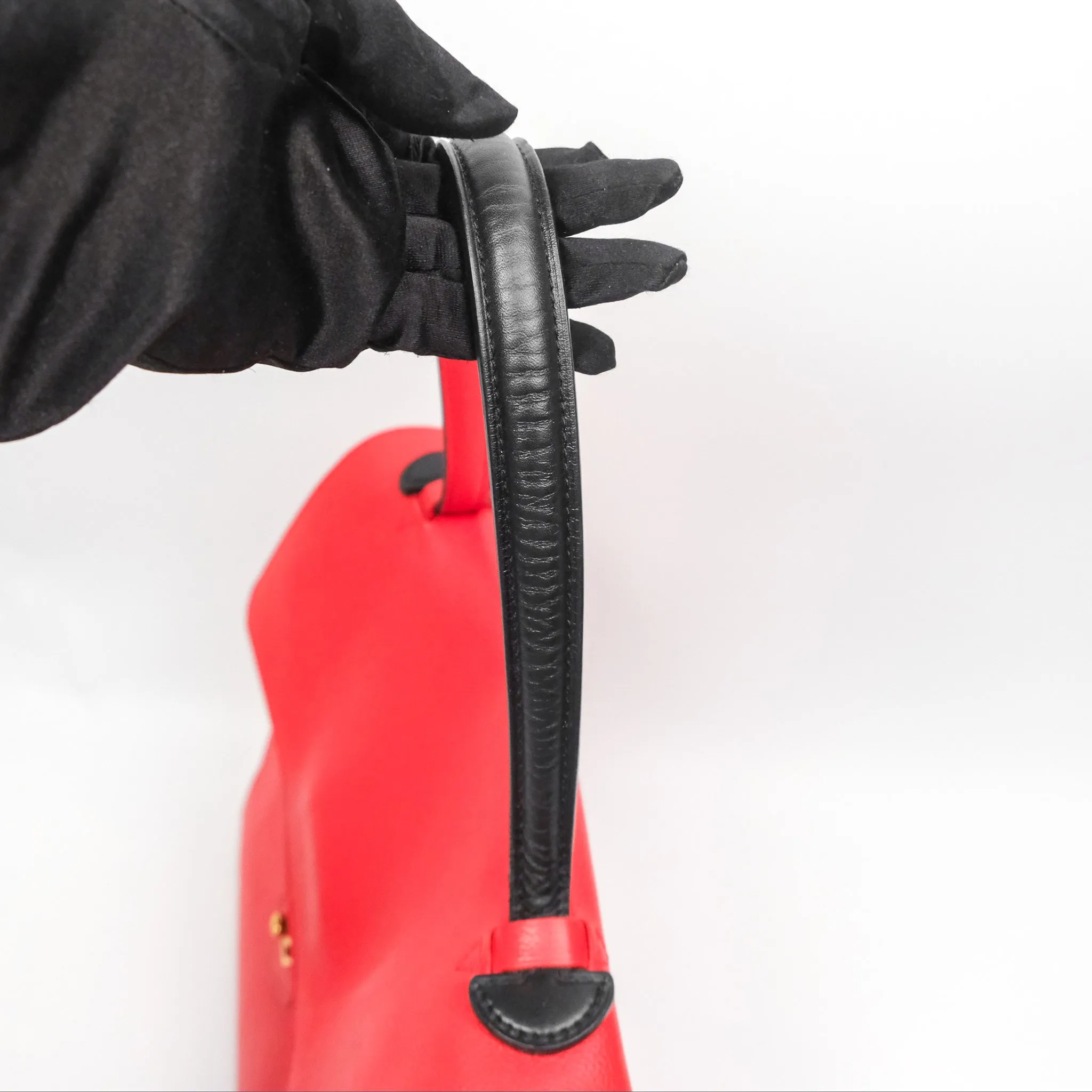 Louis Vuitton Lockme PM Red Grained Calfskin
