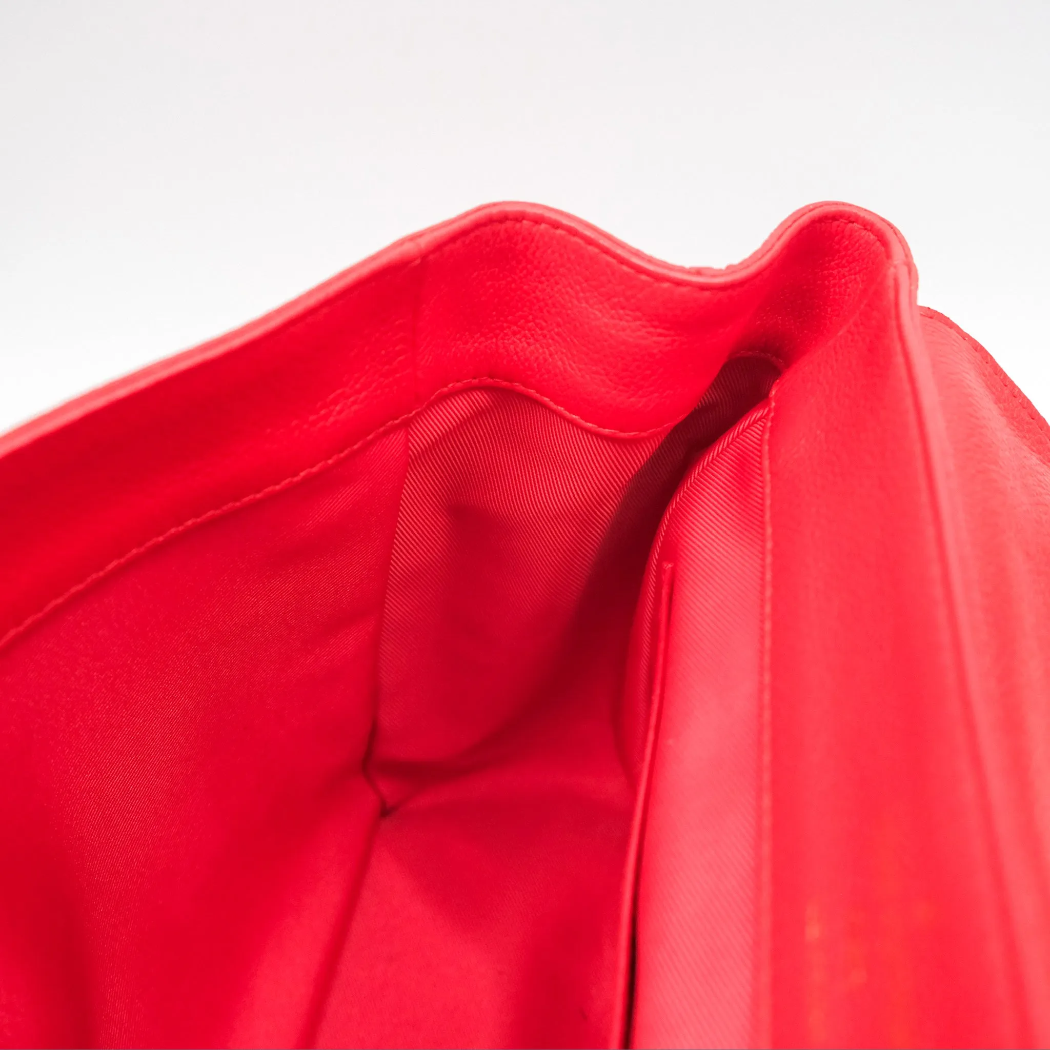 Louis Vuitton Lockme PM Red Grained Calfskin