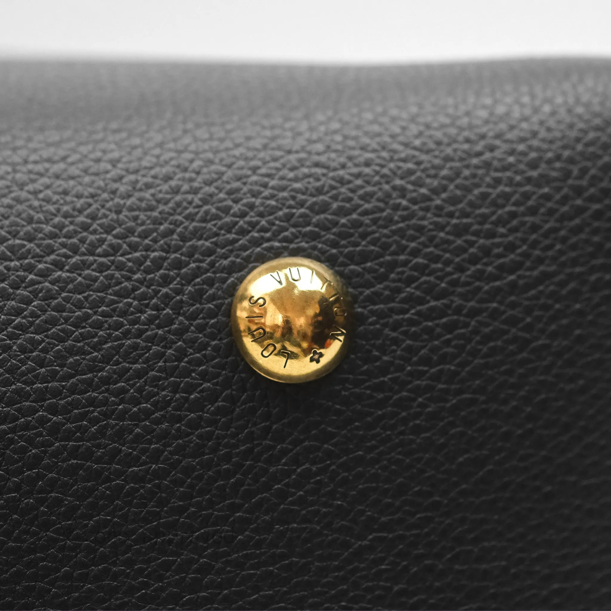 Louis Vuitton Low Key Hobo MM Black Grained Calfskin