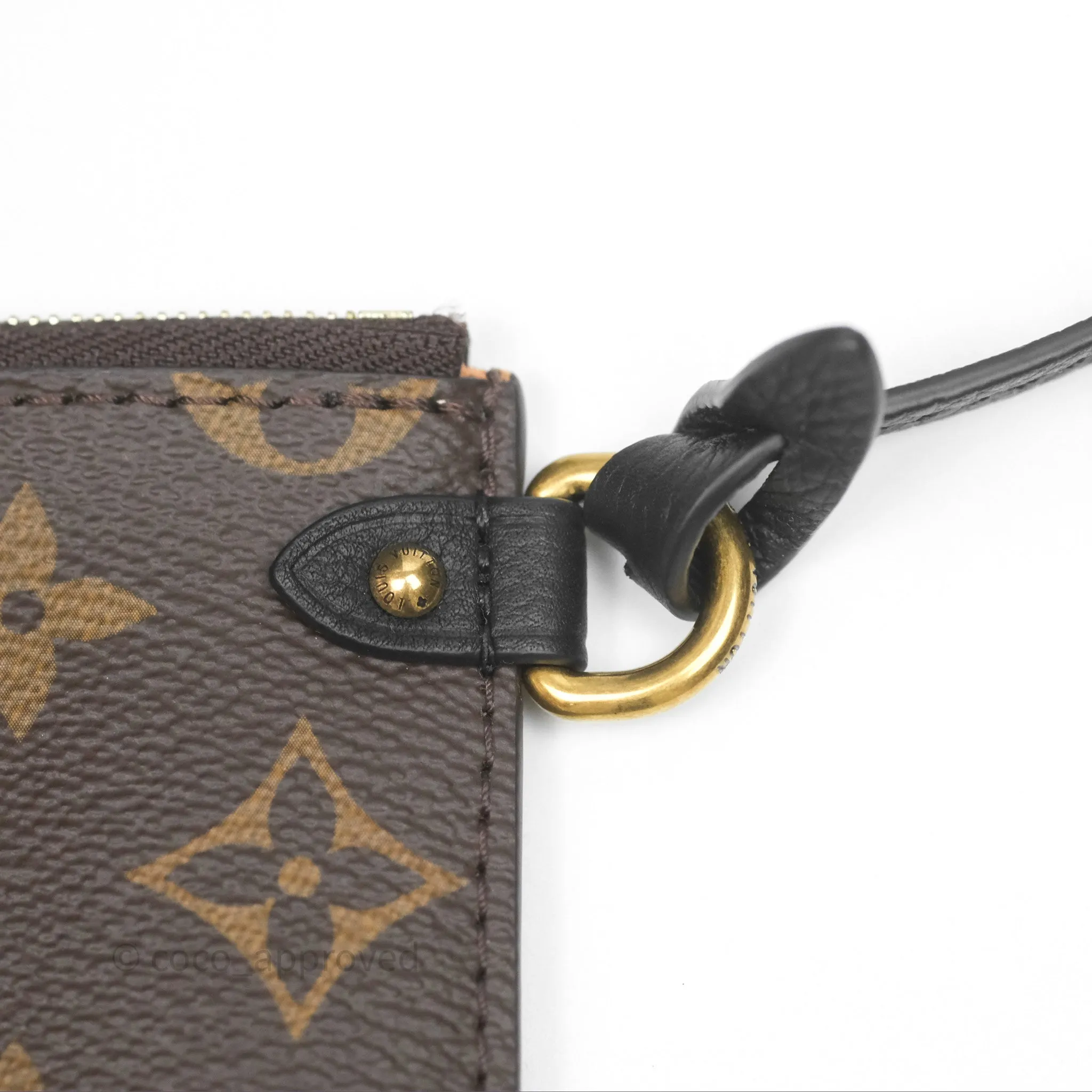 Louis Vuitton Low Key Hobo MM Black Grained Calfskin