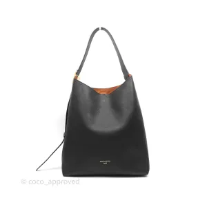 Louis Vuitton Low Key Hobo MM Black Grained Calfskin