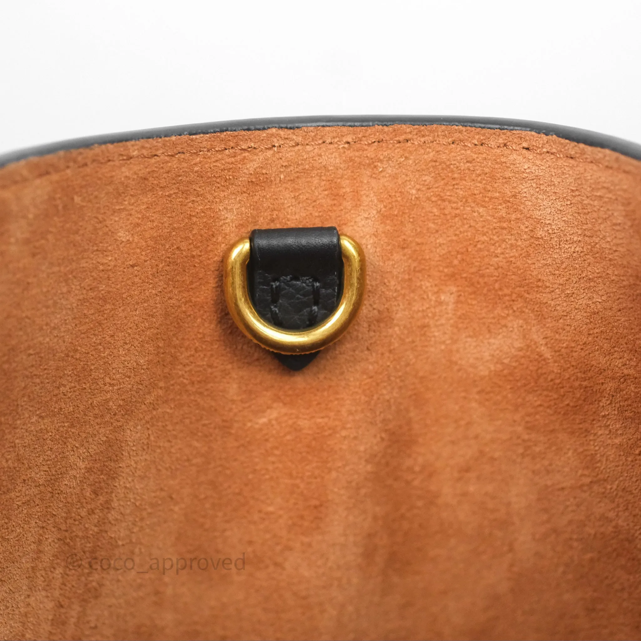 Louis Vuitton Low Key Hobo MM Black Grained Calfskin