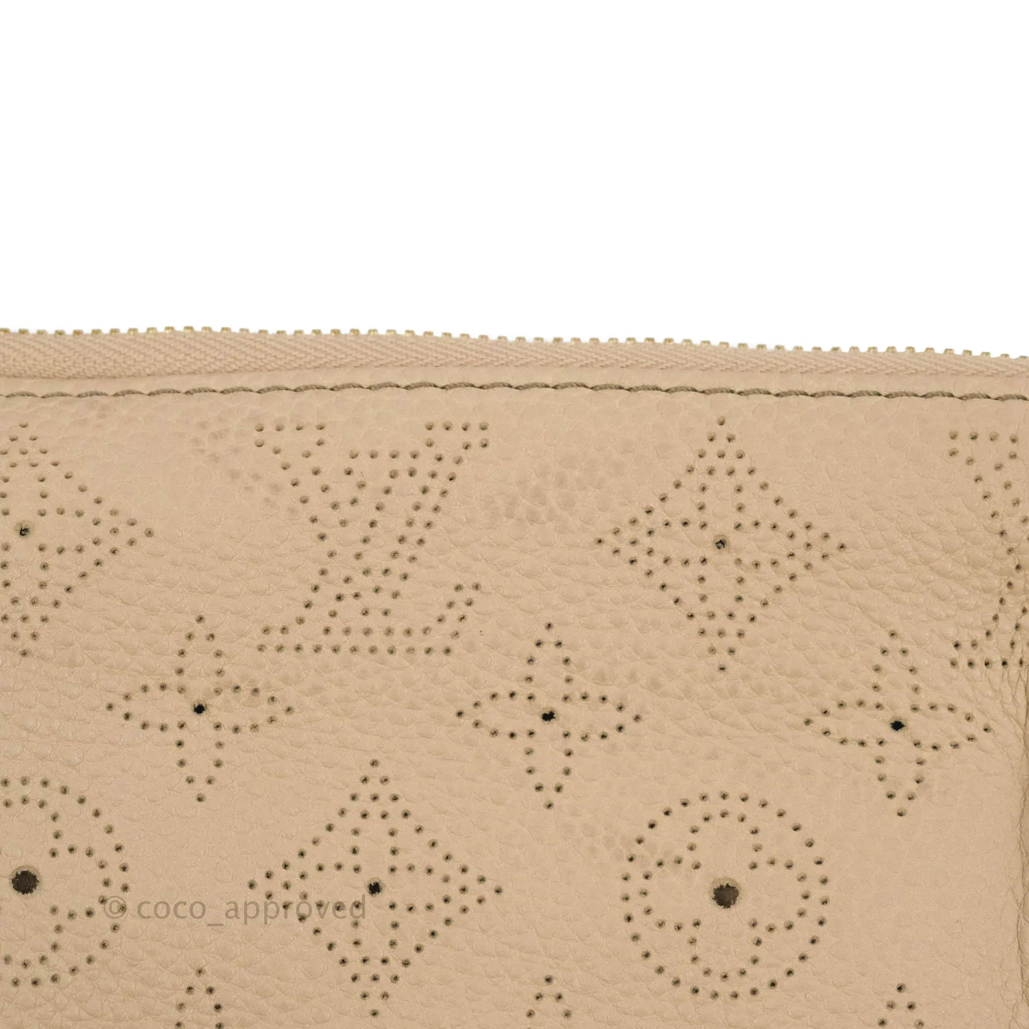 Louis Vuitton Mahina Selene MM Bag Monogram Taupe Calfskin