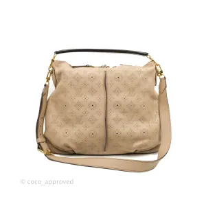 Louis Vuitton Mahina Selene MM Bag Monogram Taupe Calfskin