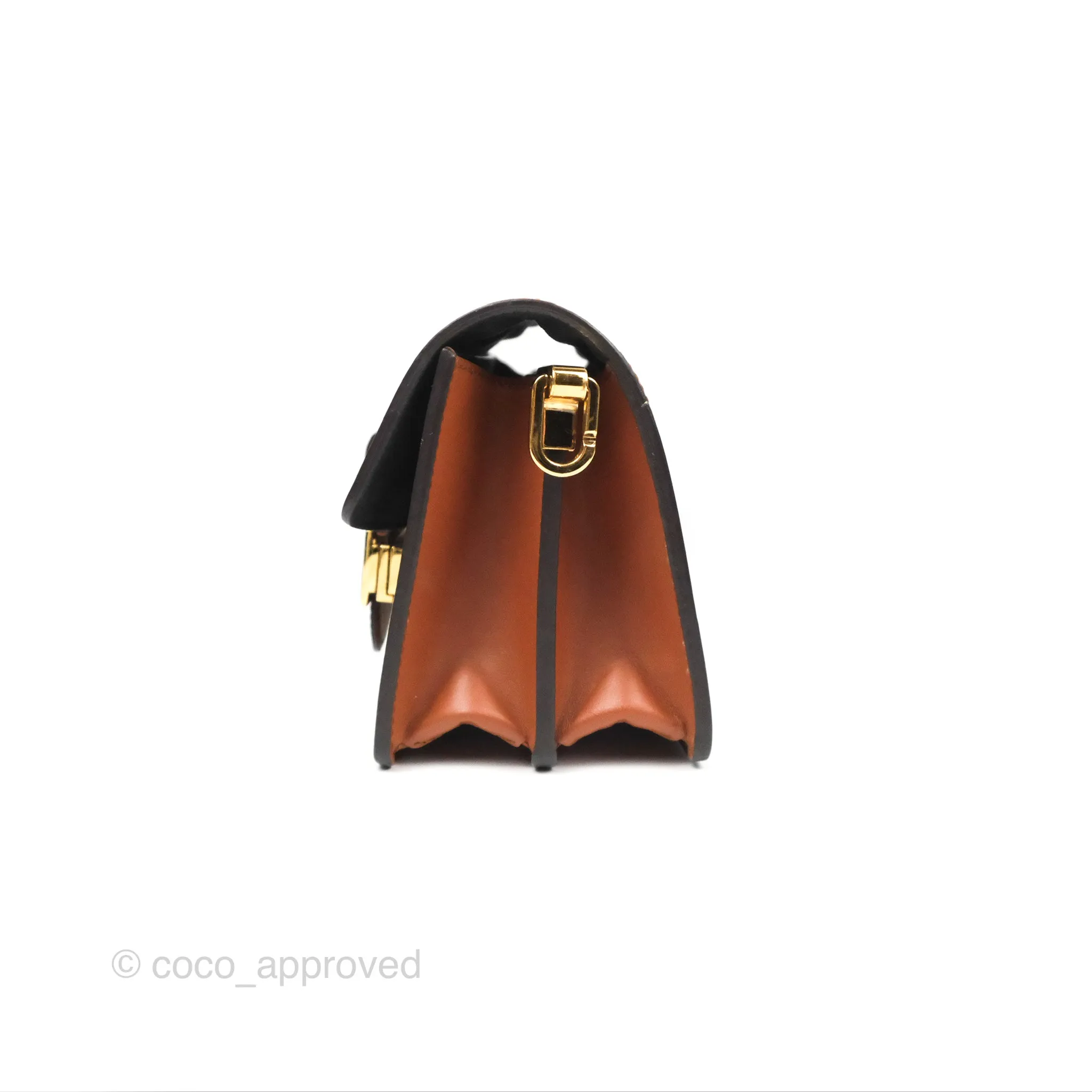 Louis Vuitton Mini Dauphine Monogram Tan Calfskin