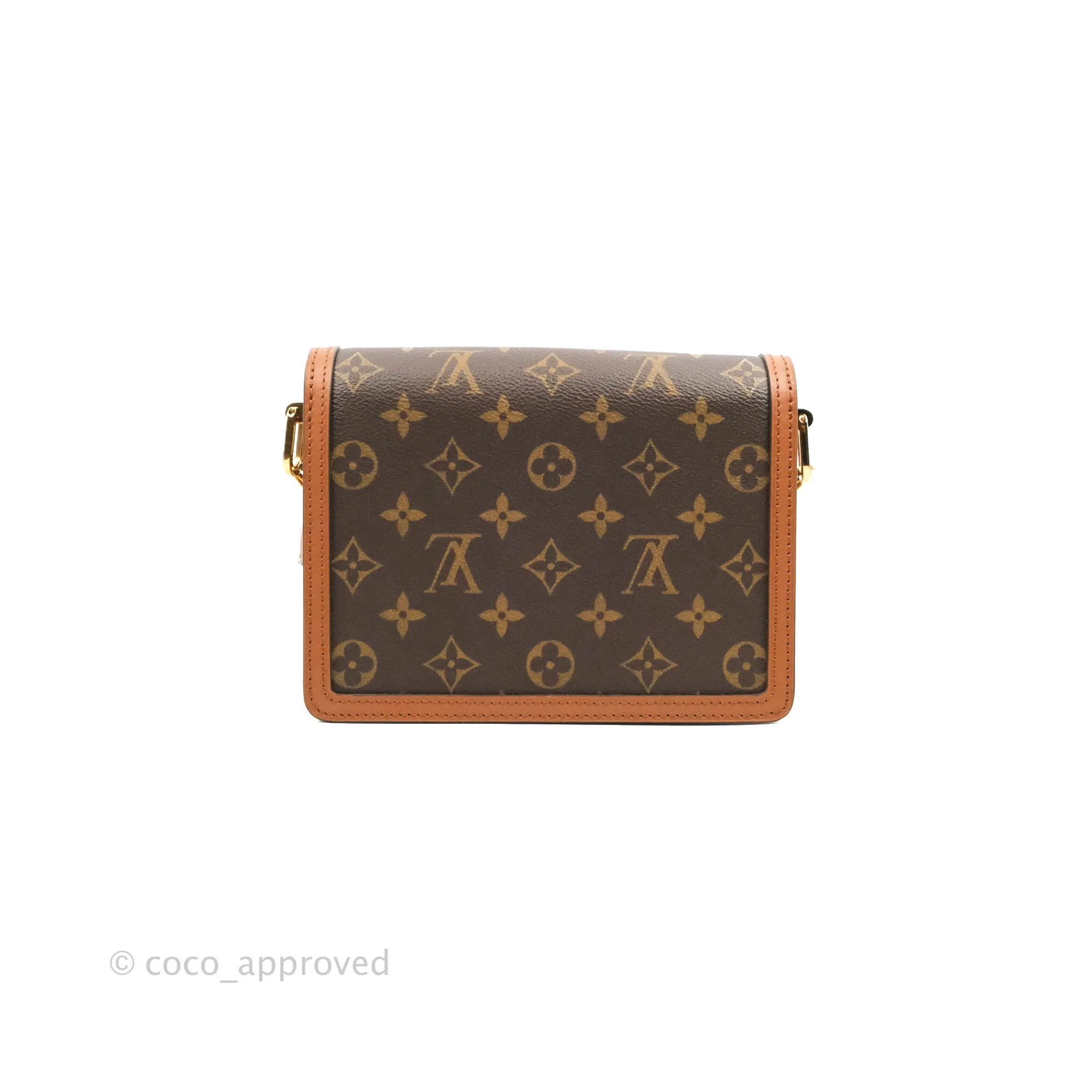 Louis Vuitton Mini Dauphine Monogram Tan Calfskin