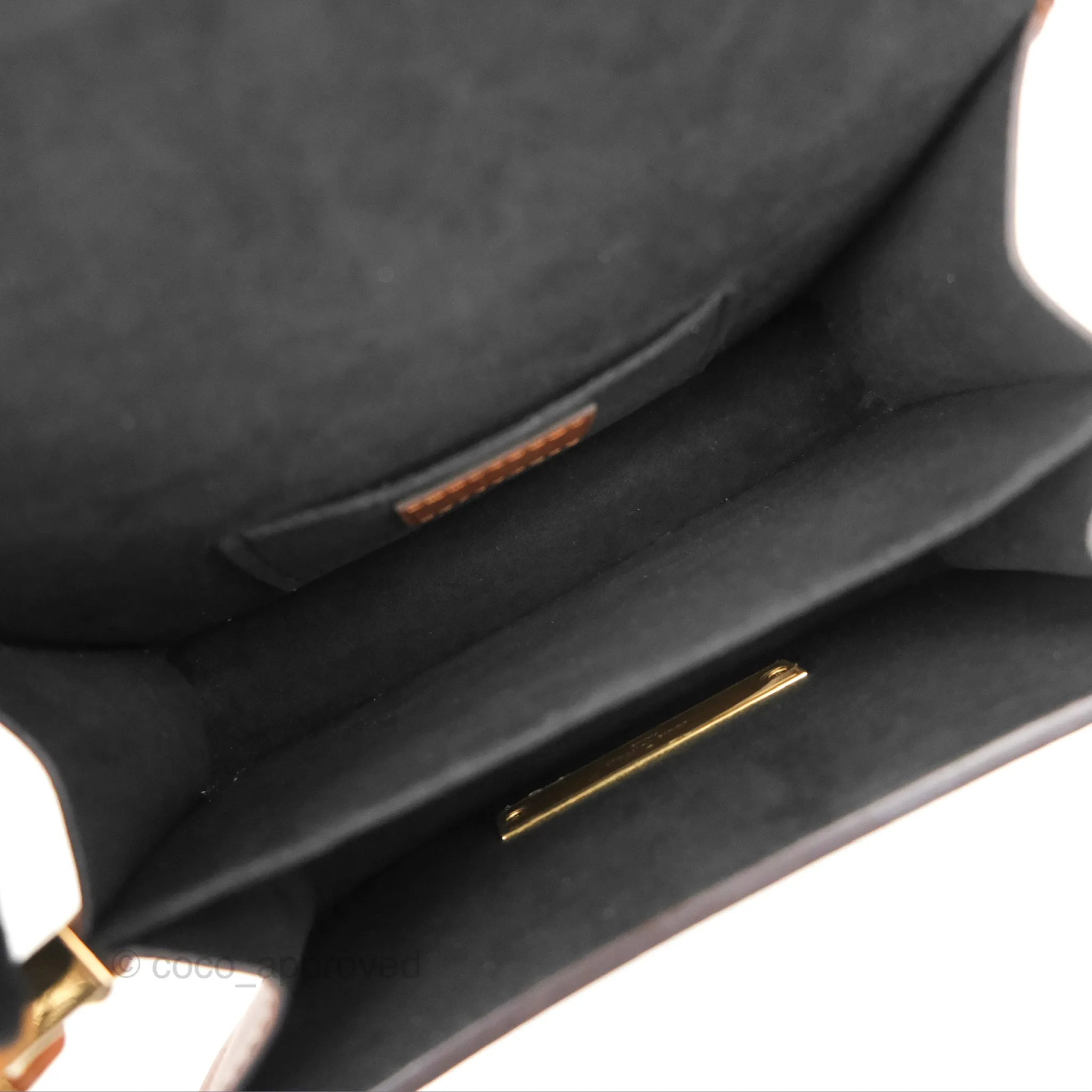 Louis Vuitton Mini Dauphine Monogram Tan Calfskin
