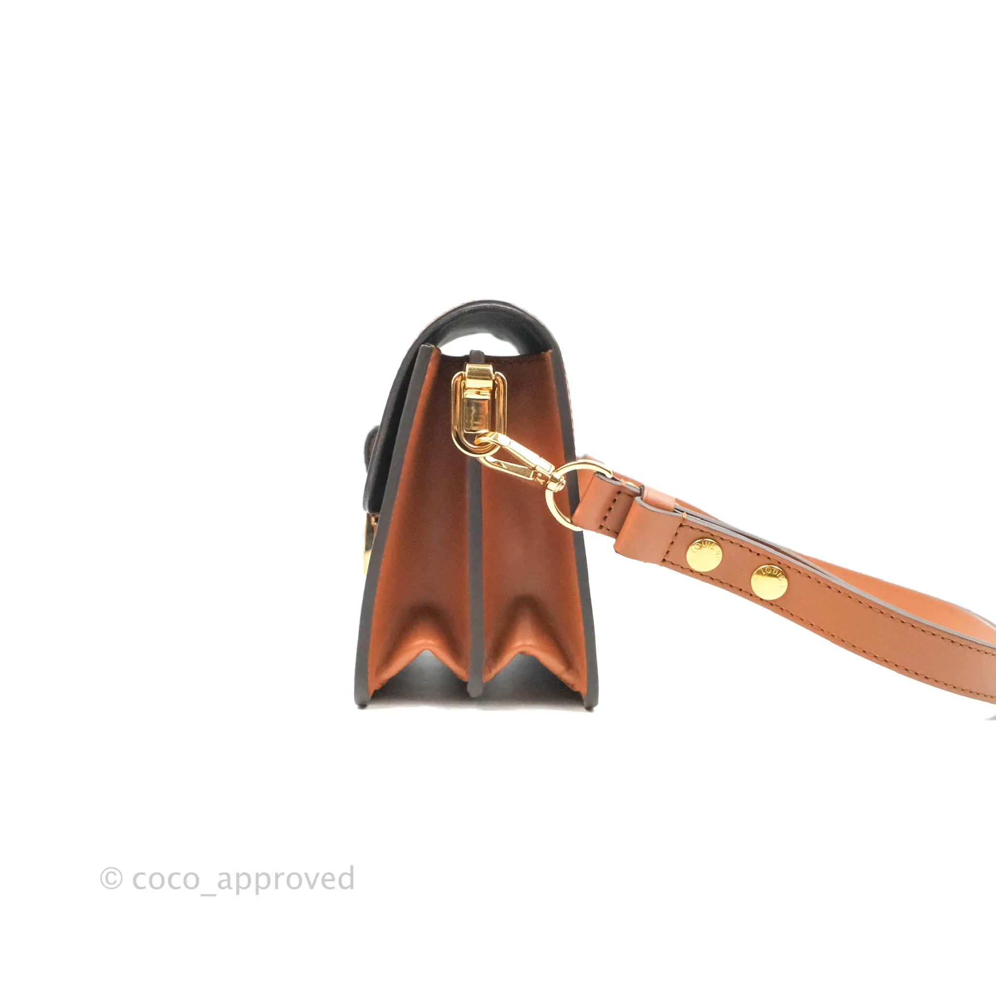 Louis Vuitton Mini Dauphine Monogram Tan Calfskin