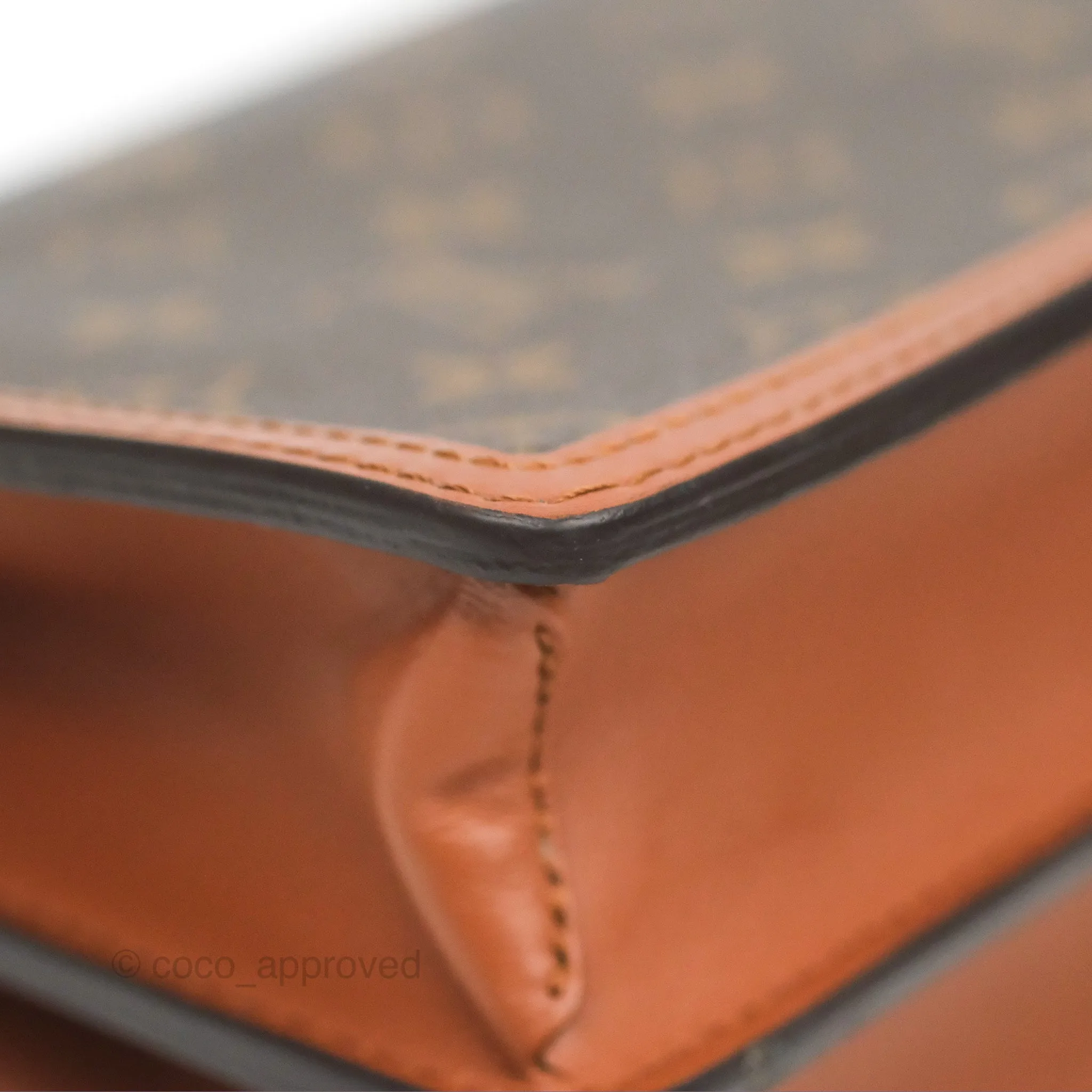 Louis Vuitton Mini Dauphine Monogram Tan Calfskin