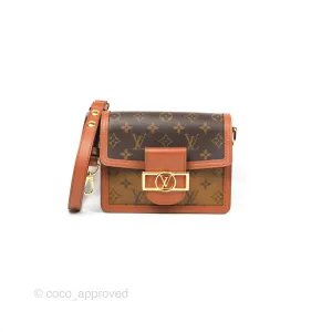 Louis Vuitton Mini Dauphine Monogram Tan Calfskin