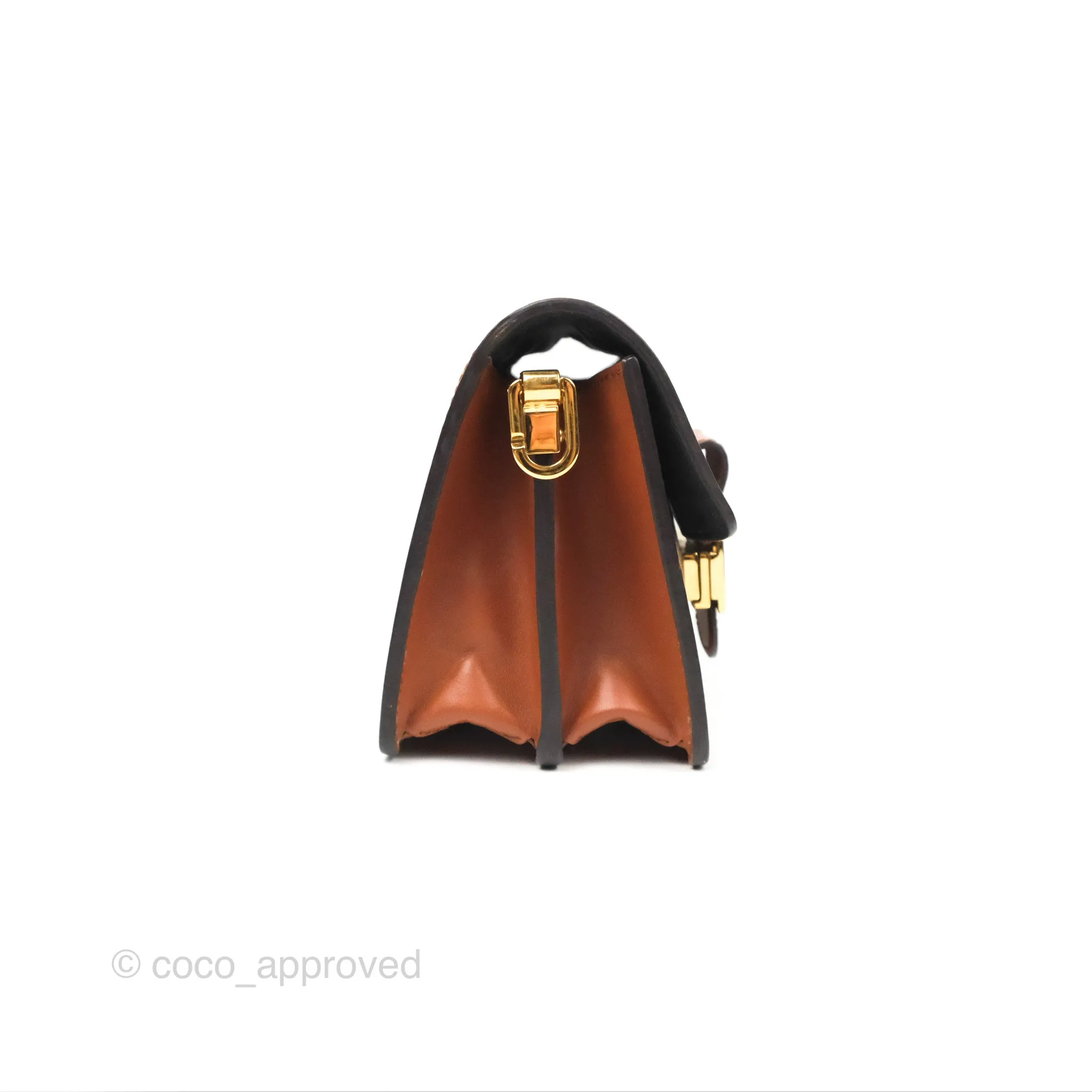 Louis Vuitton Mini Dauphine Monogram Tan Calfskin