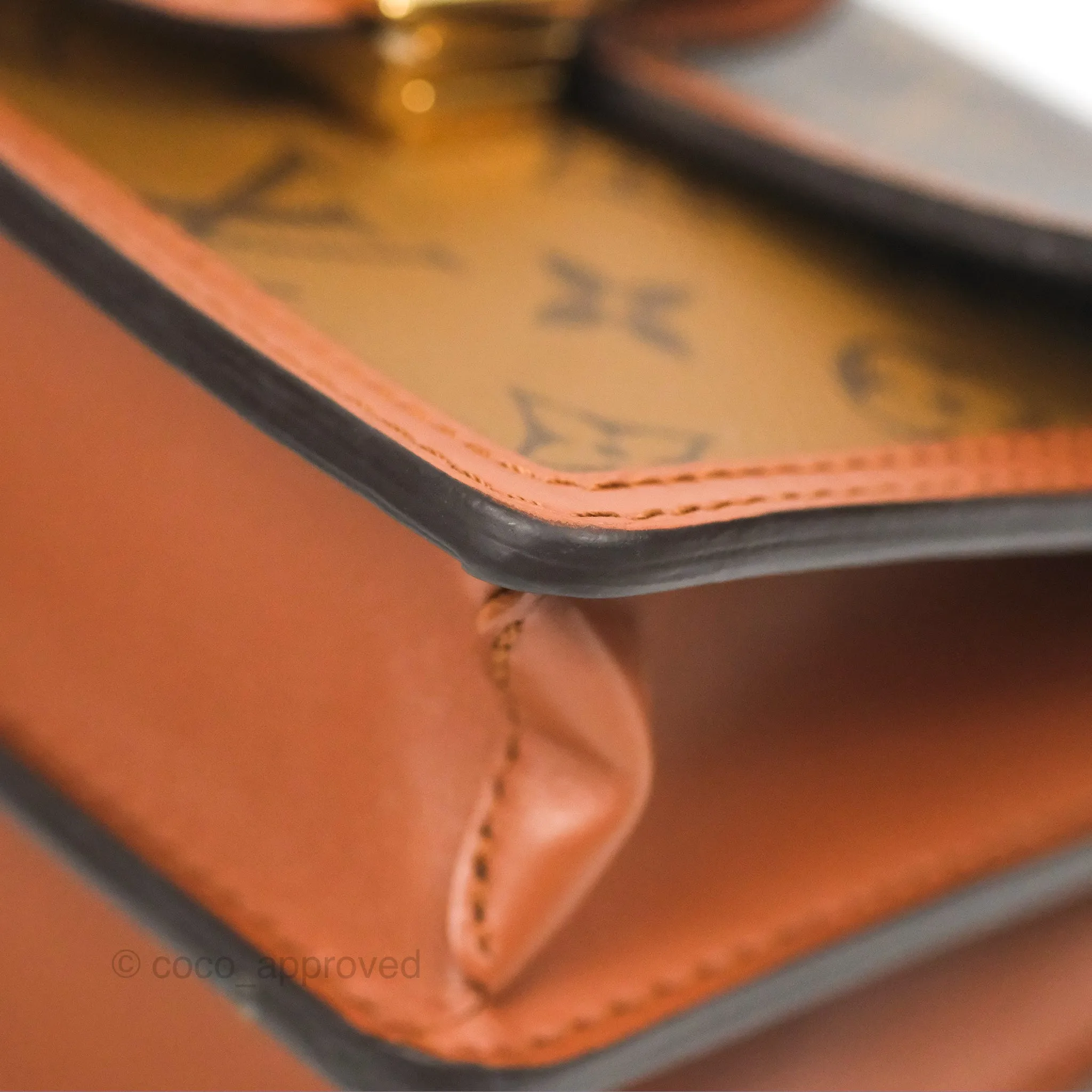 Louis Vuitton Mini Dauphine Monogram Tan Calfskin