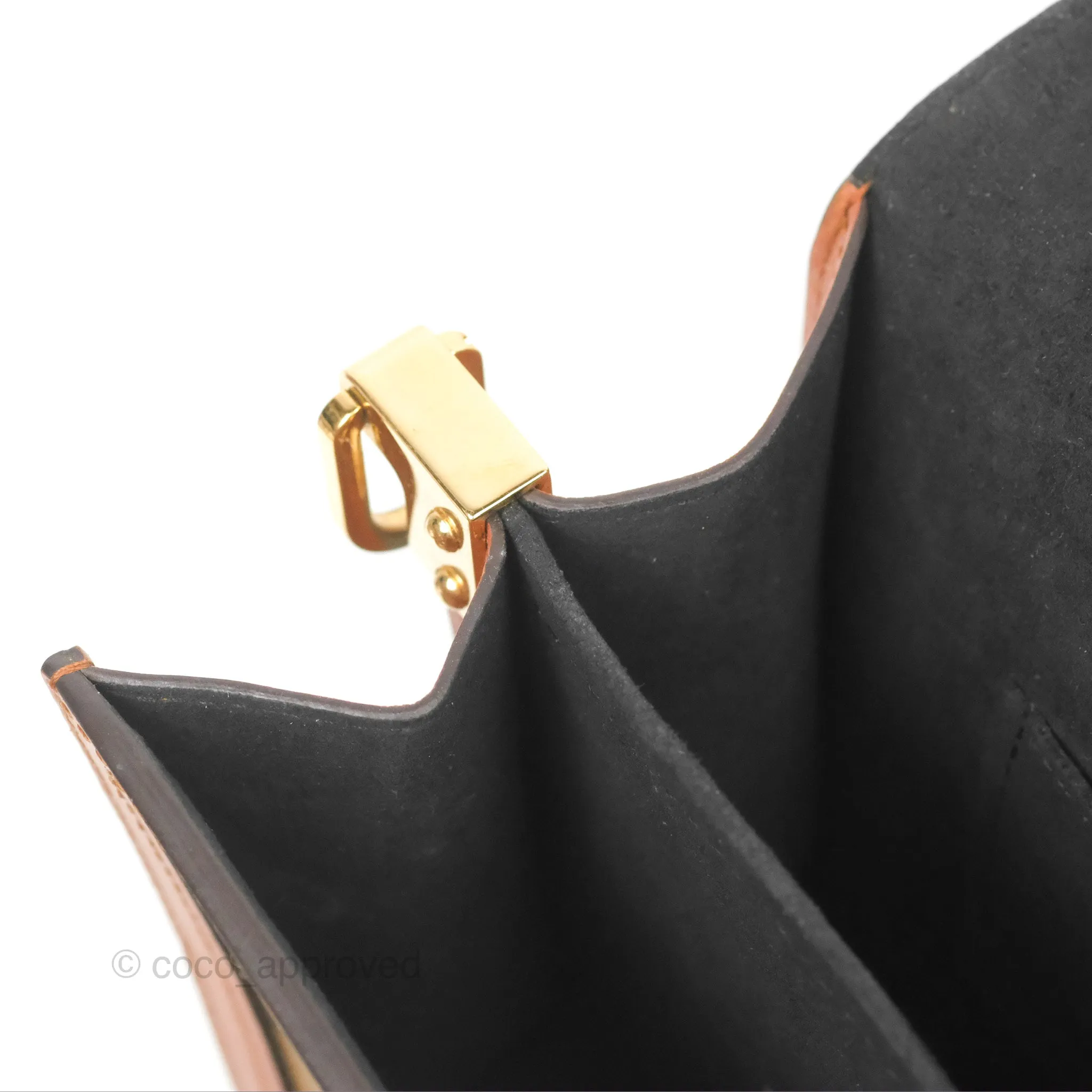 Louis Vuitton Mini Dauphine Monogram Tan Calfskin