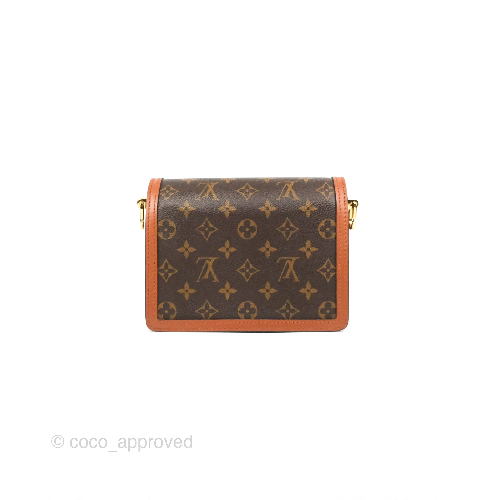Louis Vuitton Mini Dauphine Monogram Tan Calfskin