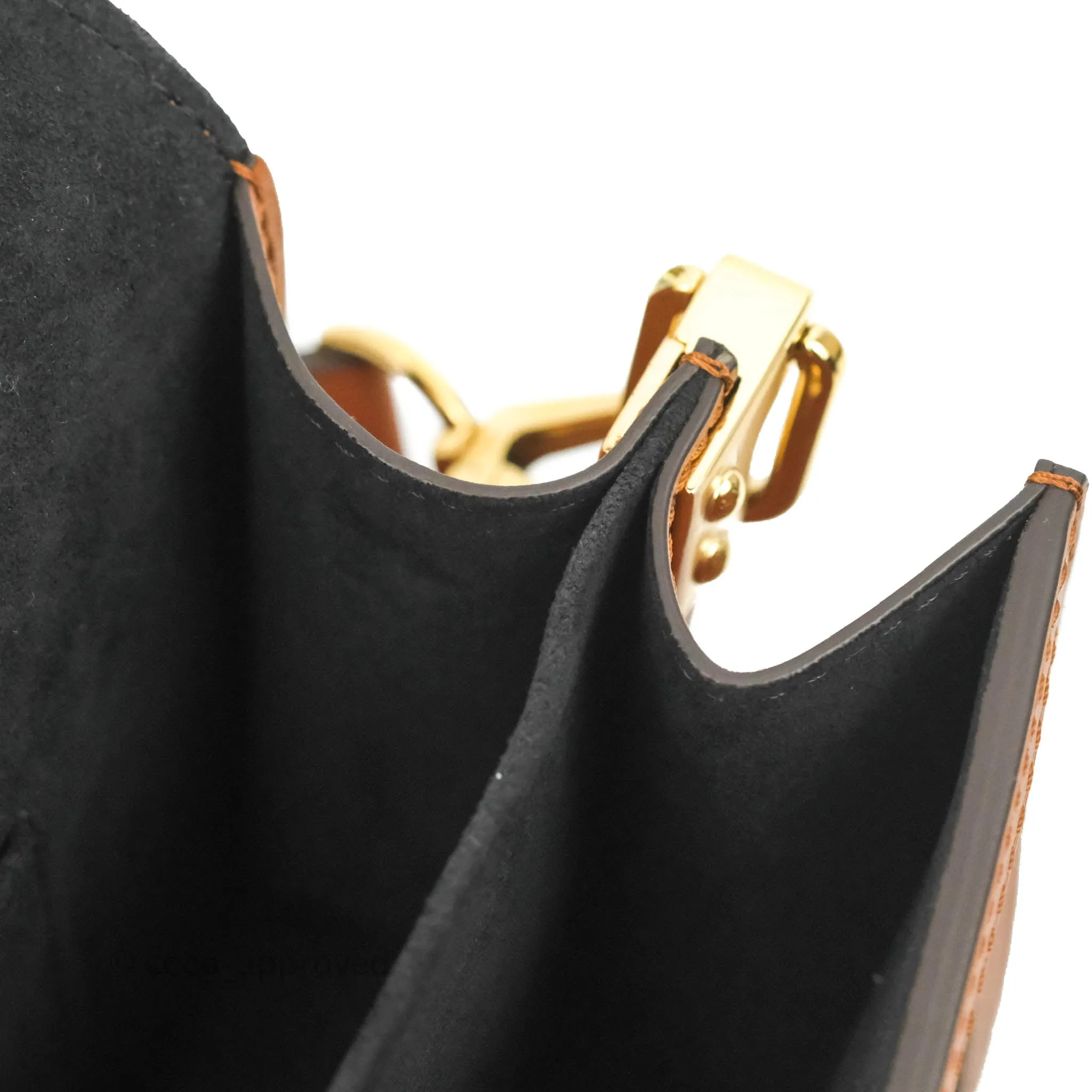 Louis Vuitton Mini Dauphine Monogram Tan Calfskin
