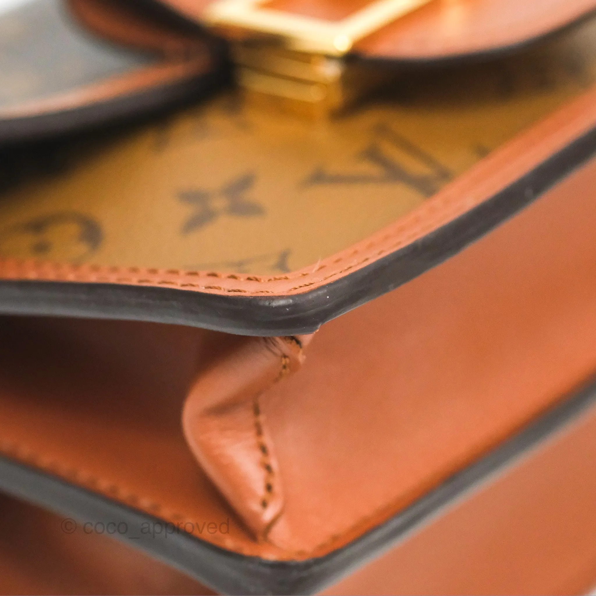 Louis Vuitton Mini Dauphine Monogram Tan Calfskin