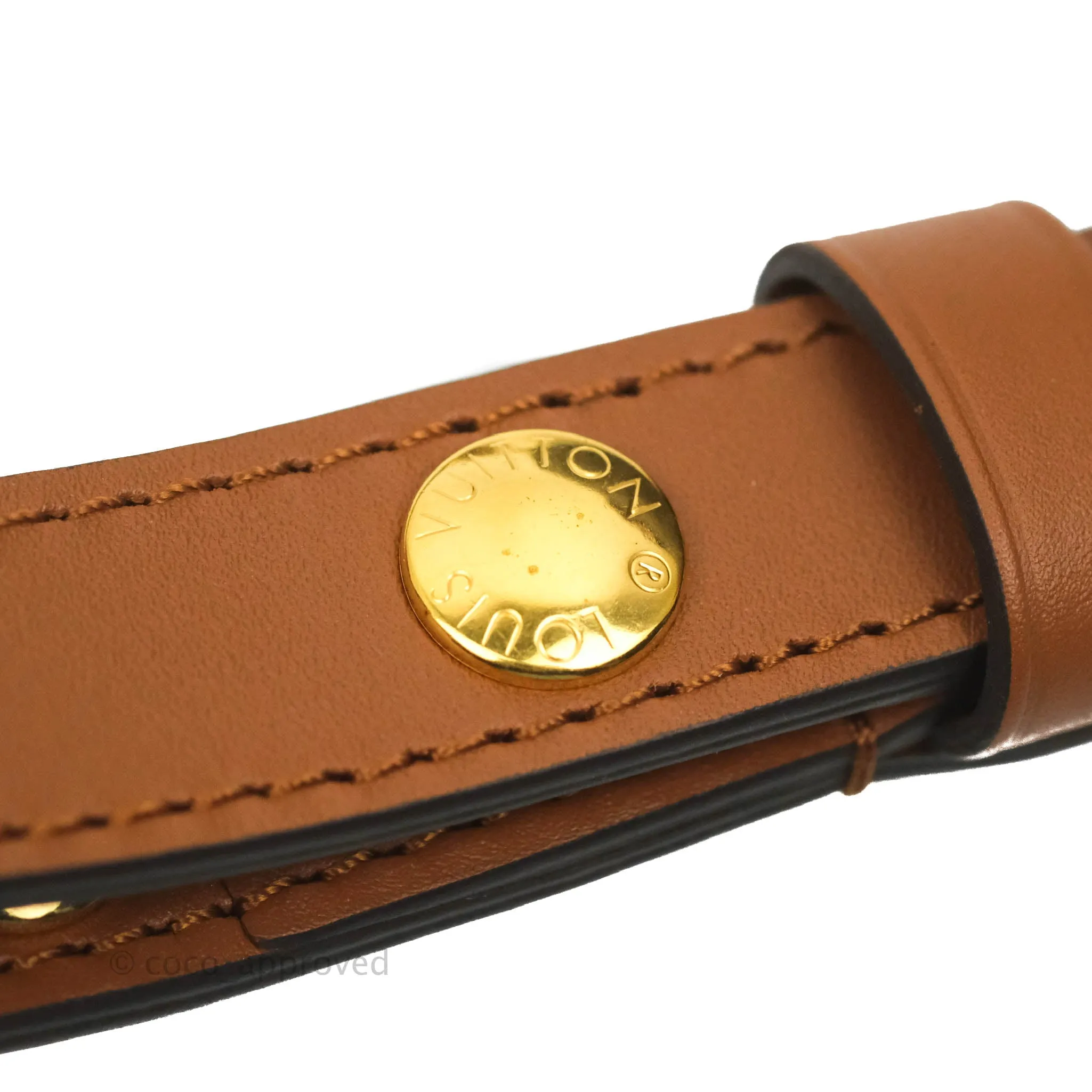 Louis Vuitton Mini Dauphine Monogram Tan Calfskin