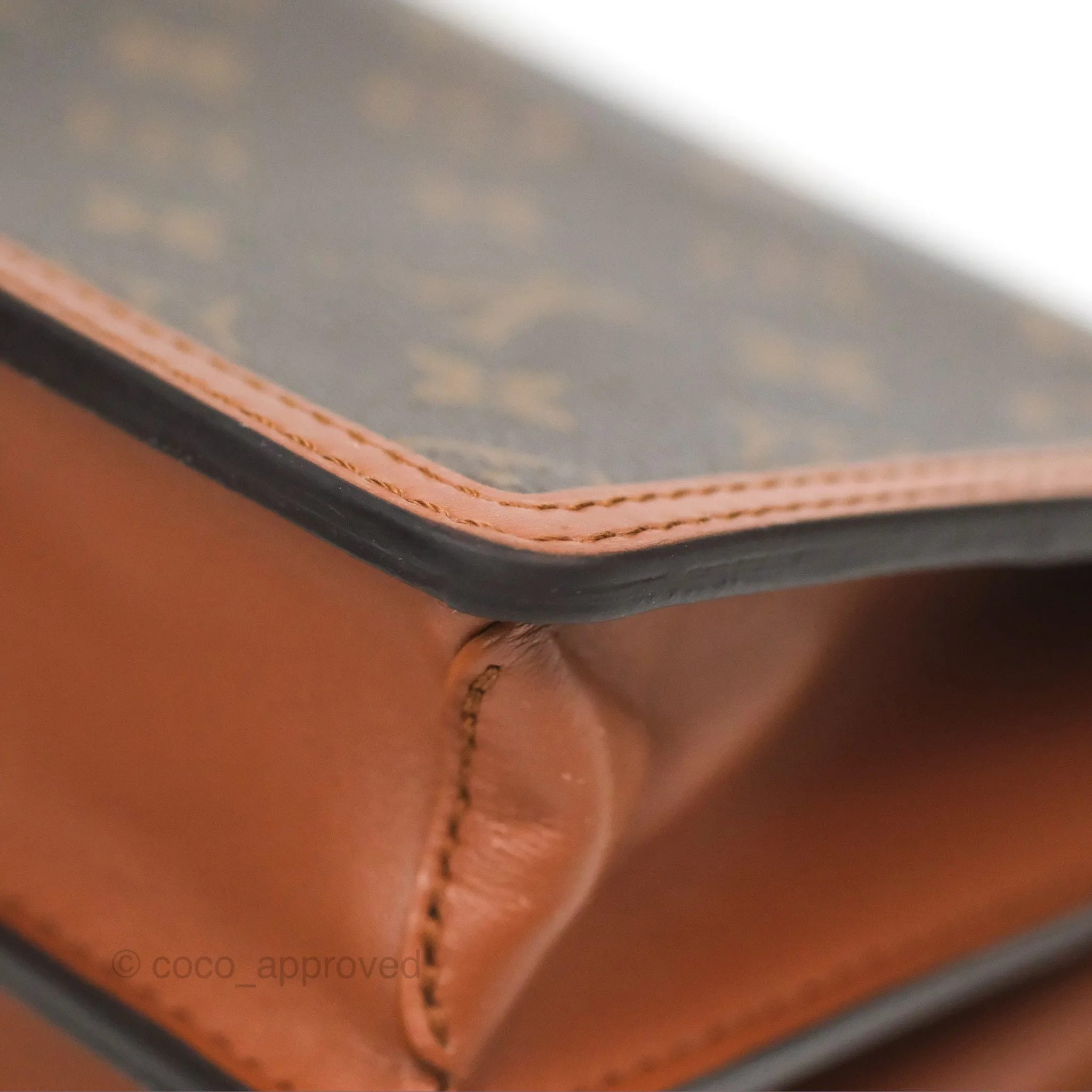 Louis Vuitton Mini Dauphine Monogram Tan Calfskin
