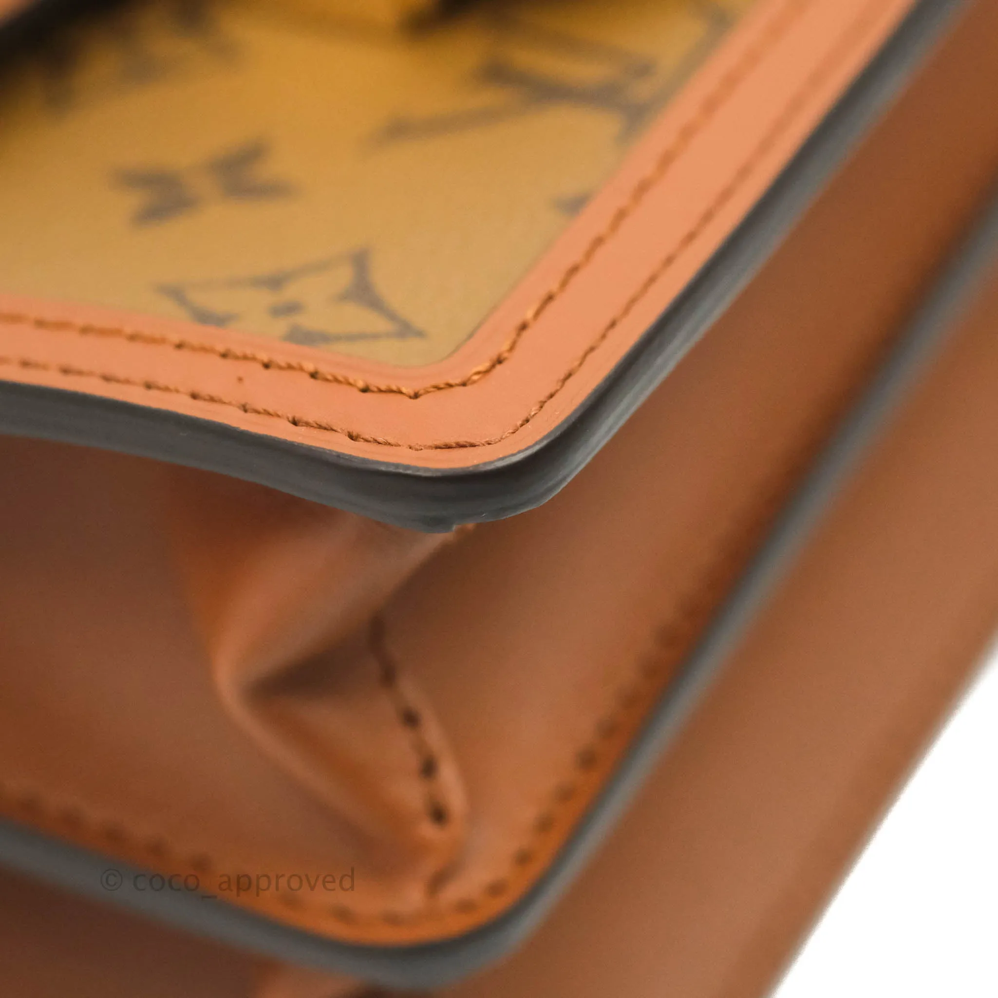 Louis Vuitton Mini Dauphine Monogram Tan Calfskin