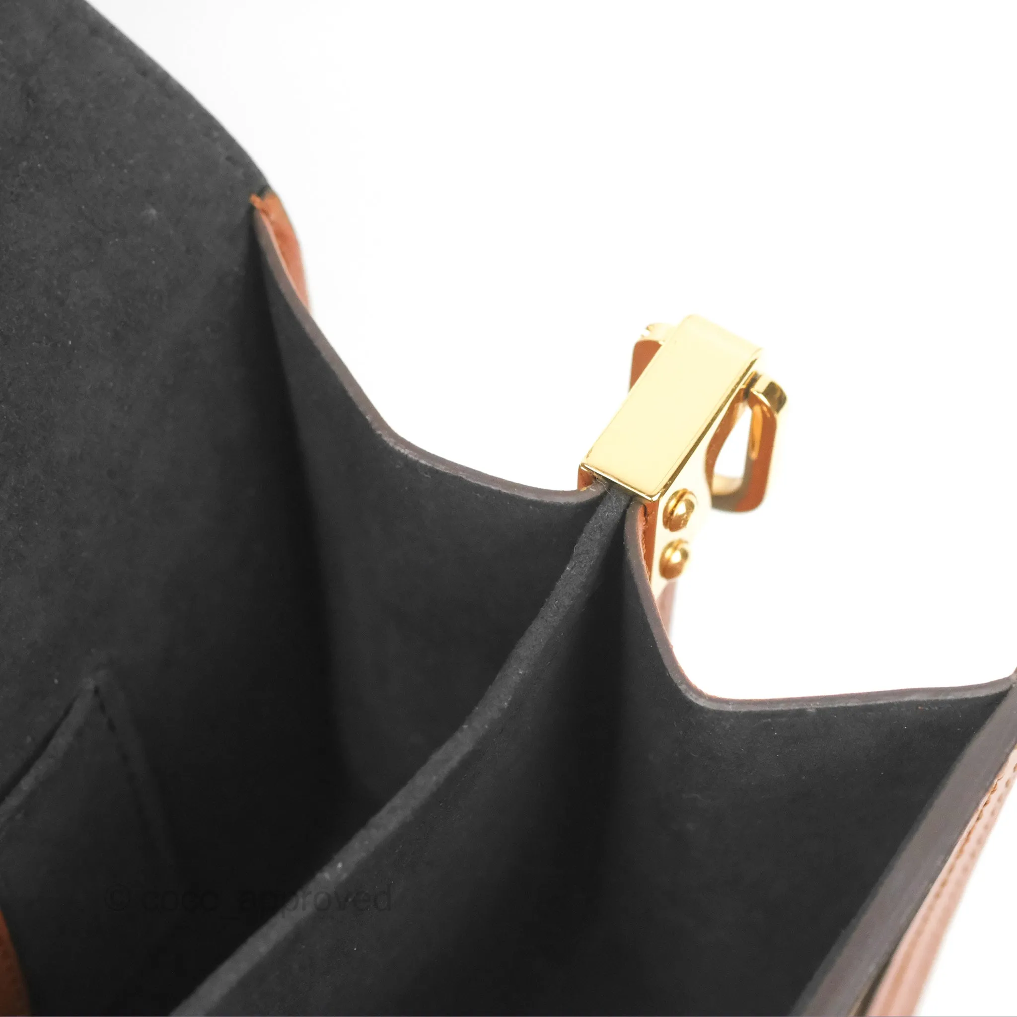 Louis Vuitton Mini Dauphine Monogram Tan Calfskin