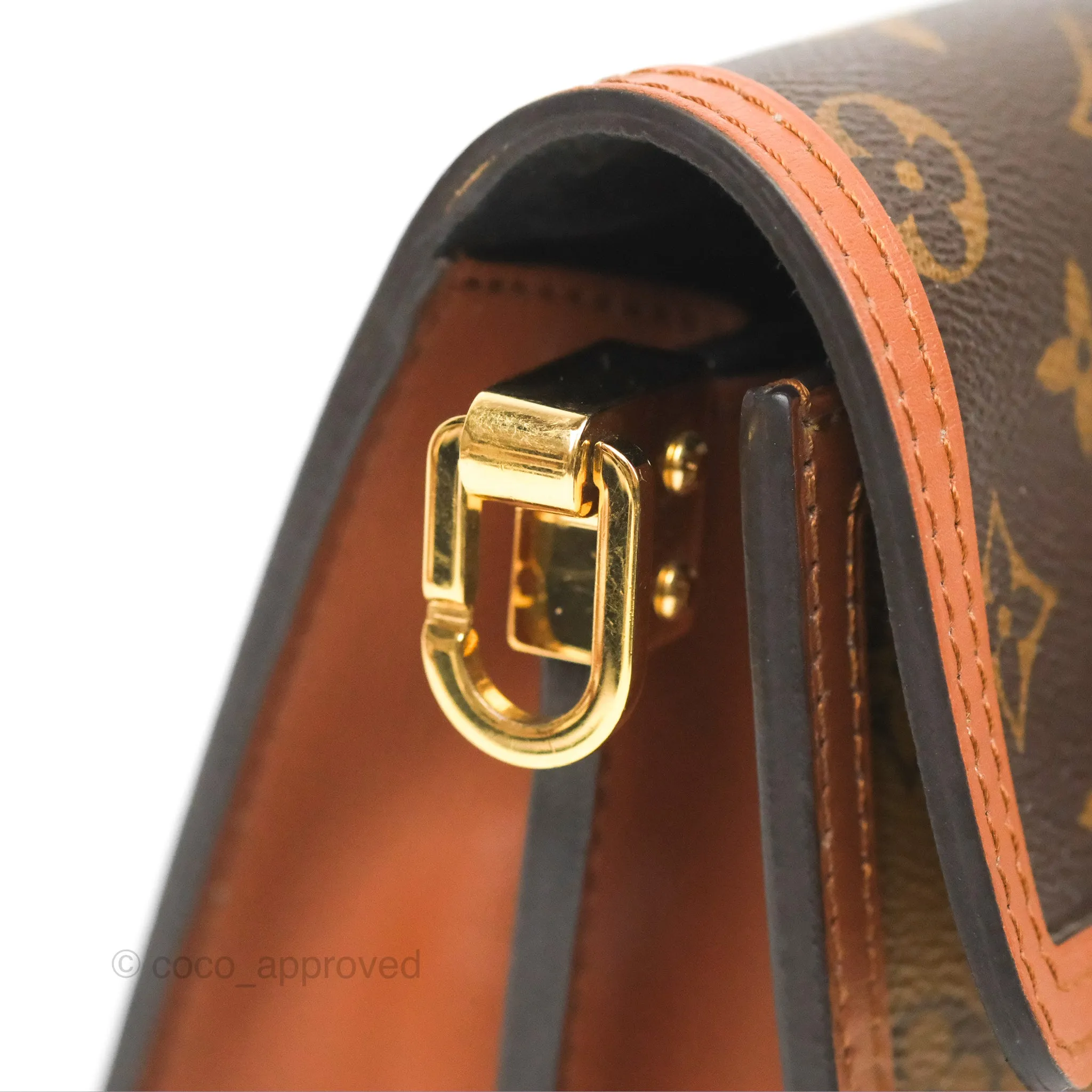 Louis Vuitton Mini Dauphine Monogram Tan Calfskin