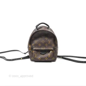 Louis Vuitton Mini Palm Springs Backpack Monogram Canvas