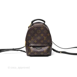 Louis Vuitton Mini Palm Springs Backpack Monogram
