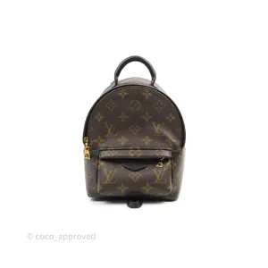 Louis Vuitton Mini Palm Springs Monogram Canvas Backpack